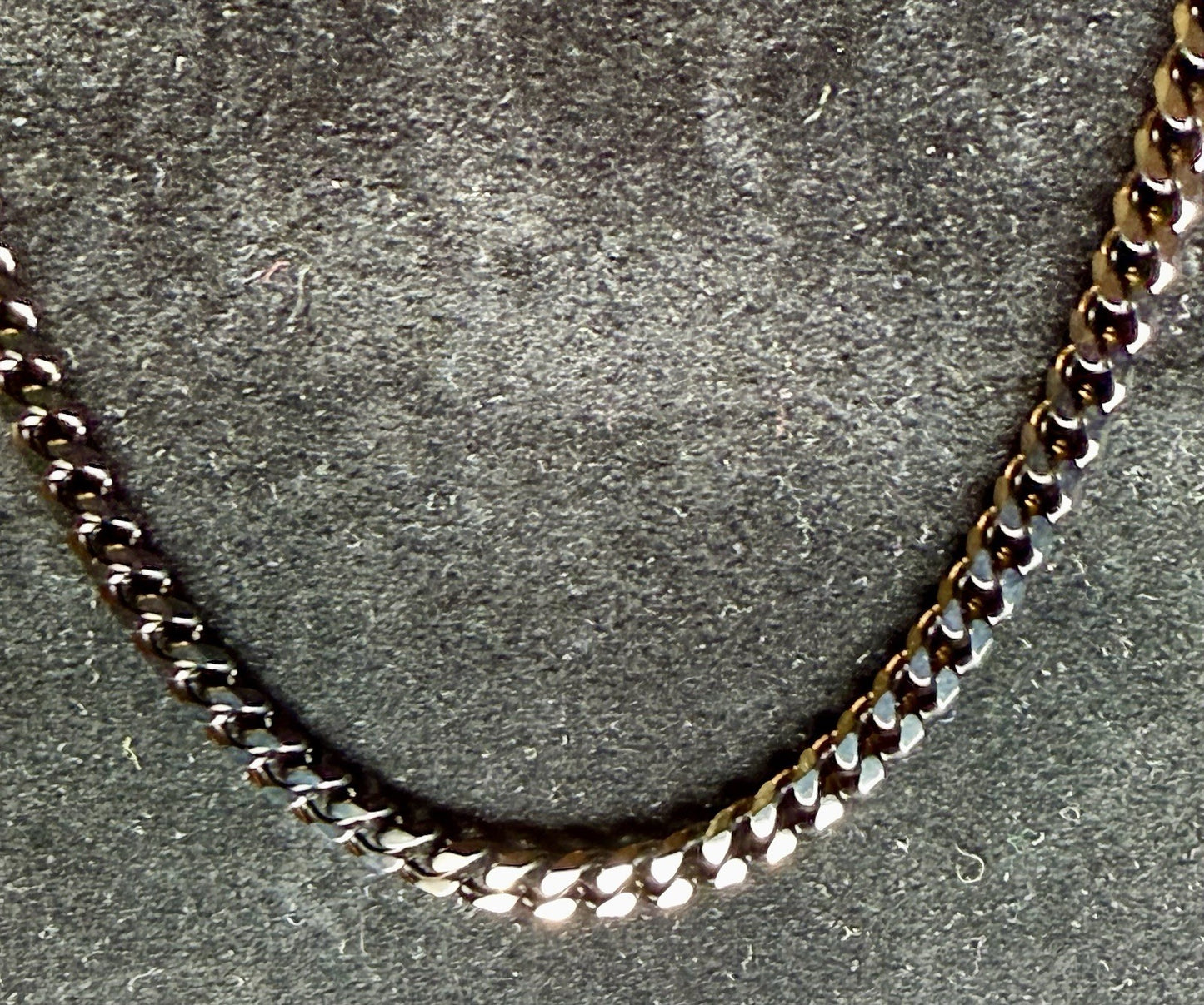 Black Stainless Steel Cuban Link Chain 