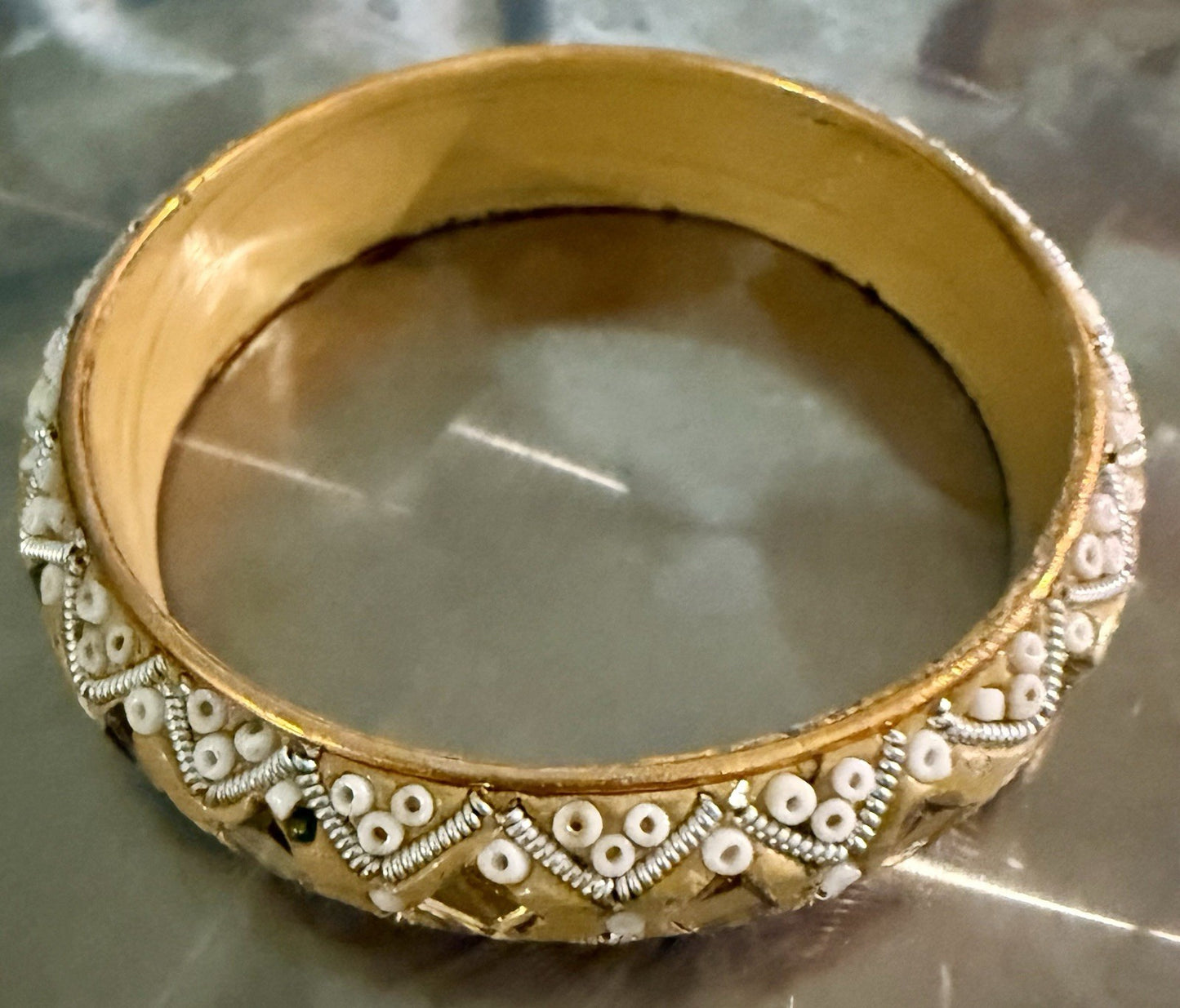 Vintage Boho Wooden Bracelet 