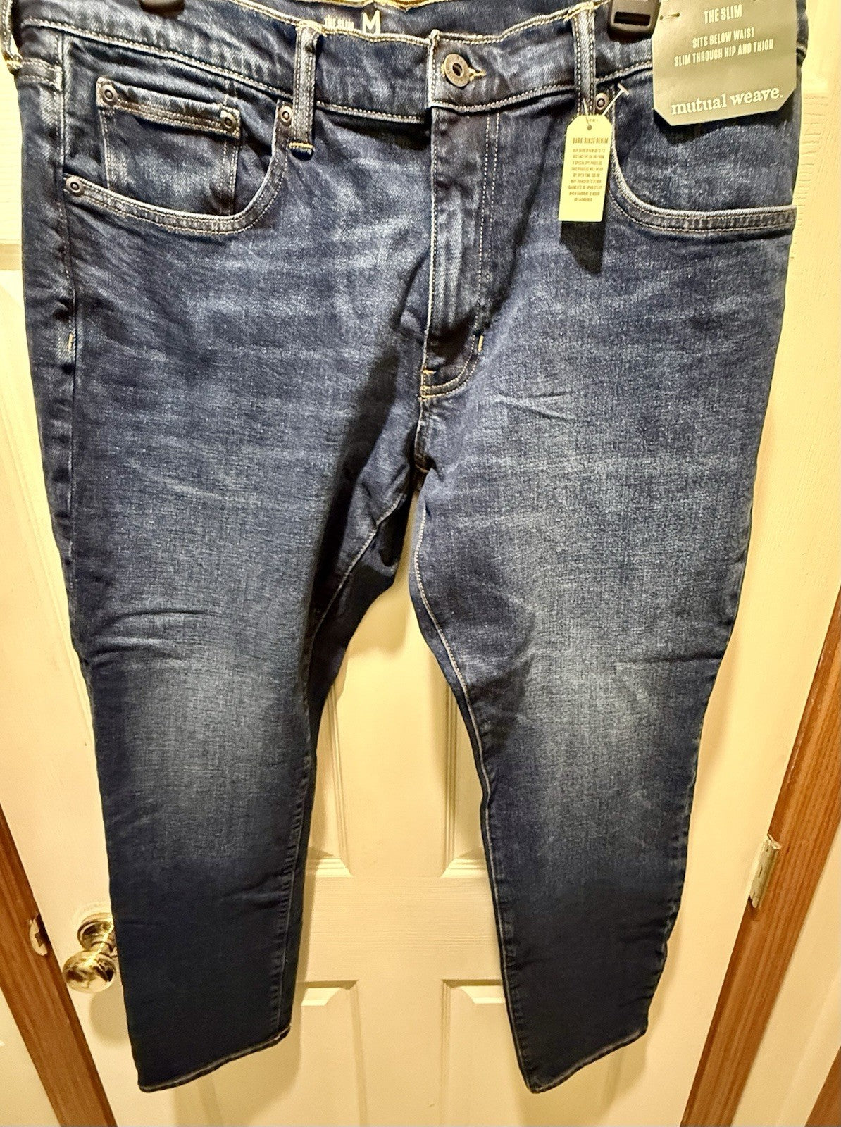 Mutual Weave slim-fit men's jeans 