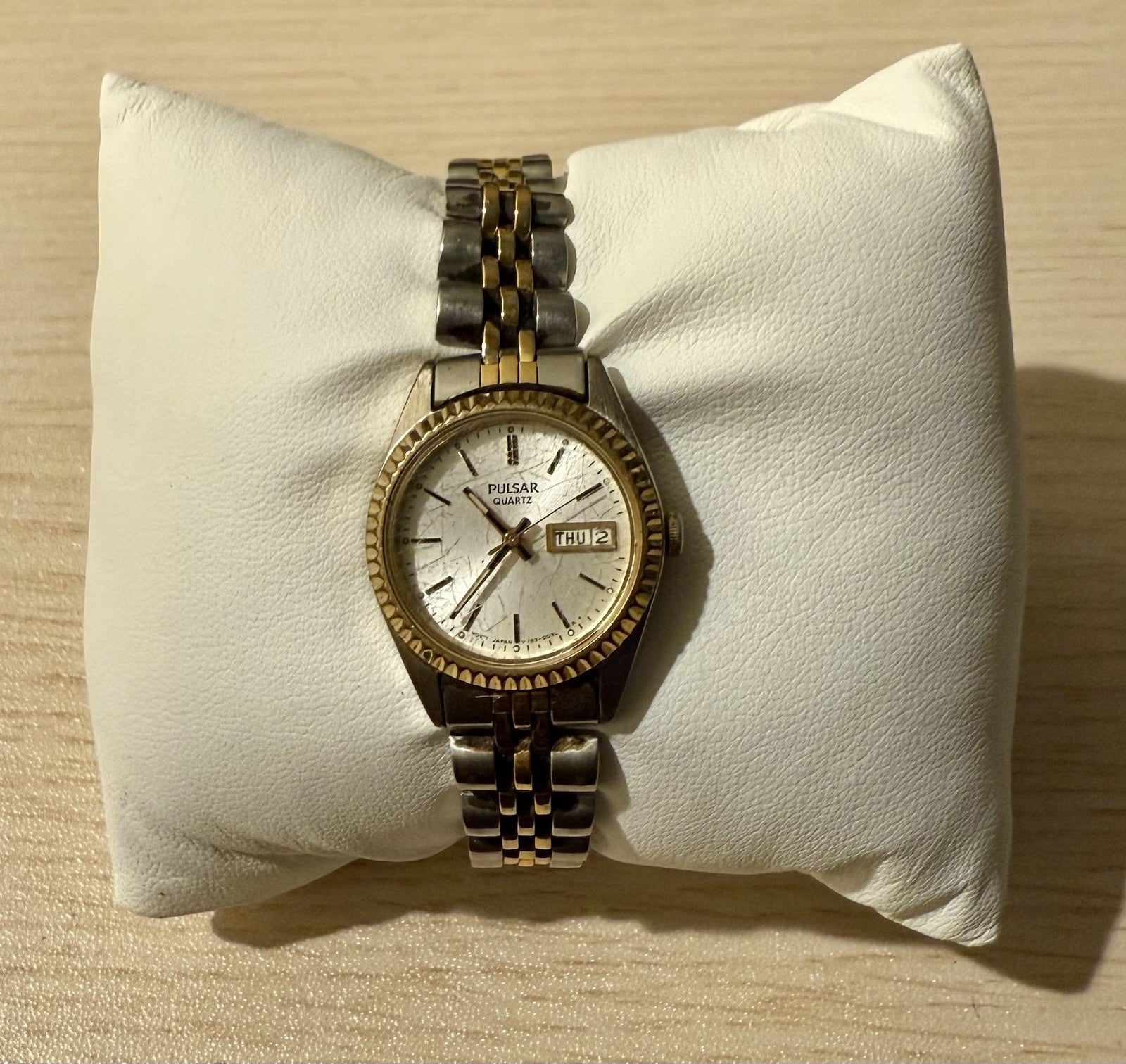 PULSAR V783-0030 Two Tone Quartz Analog Women's Watch