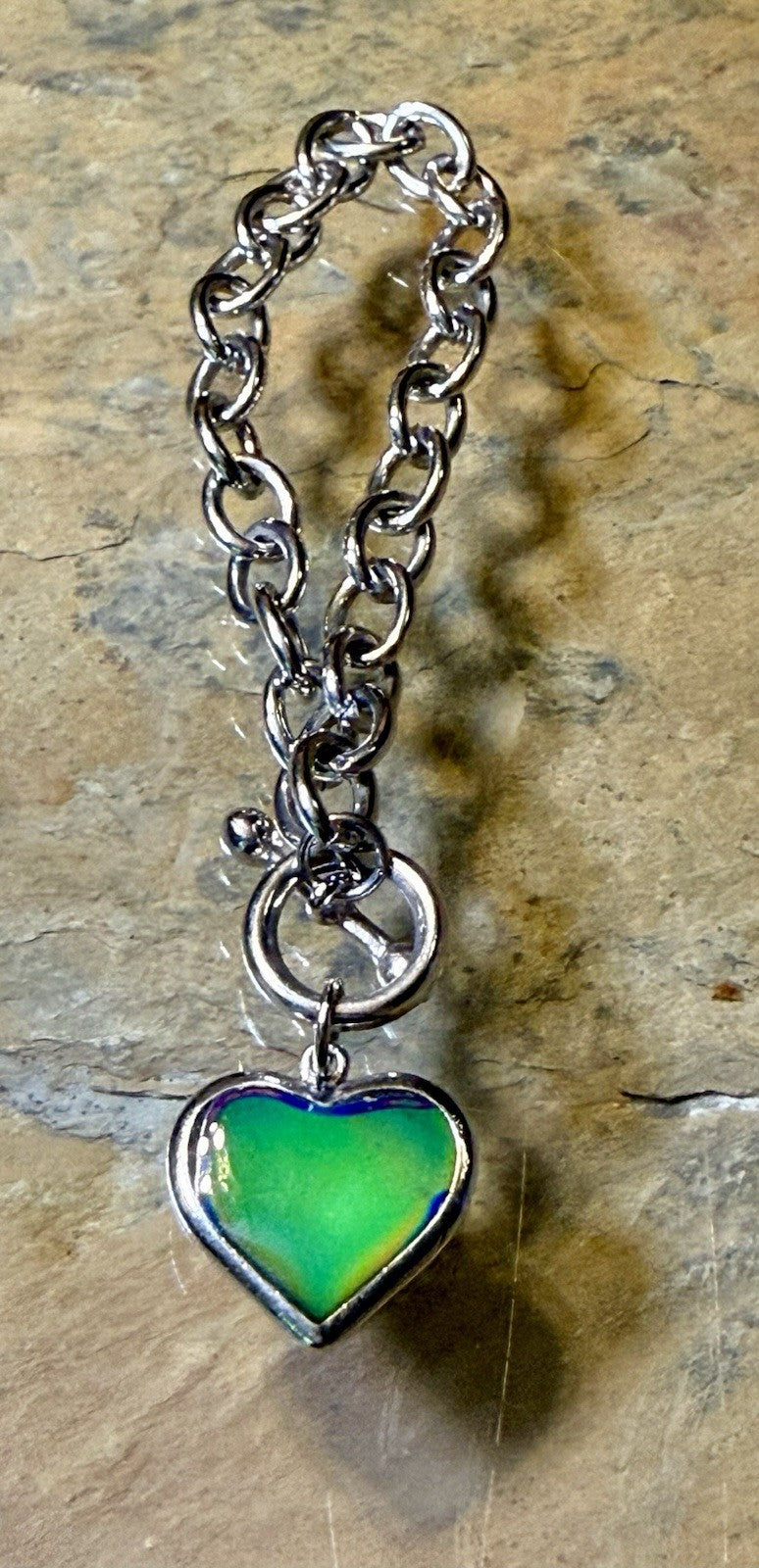 Mood Heart Charm Bracelet 