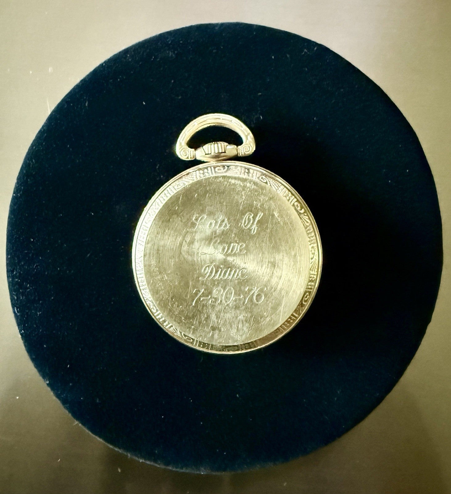 Vintage Caravelle Pocket Watch 