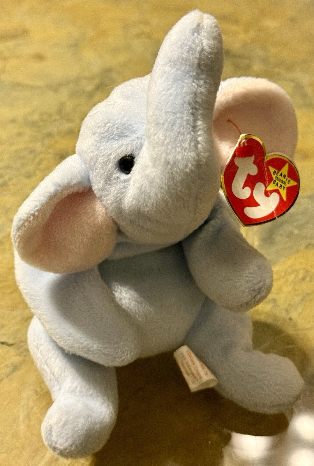 Ty Beanie Babies Peanut The Elephant - Light Blue