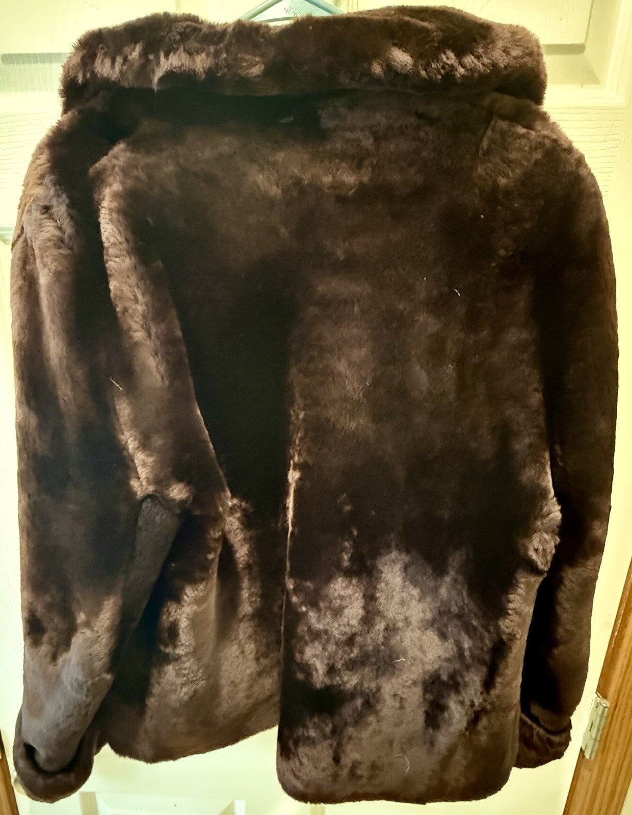 vintage Sears Mouton Fur Coat 
