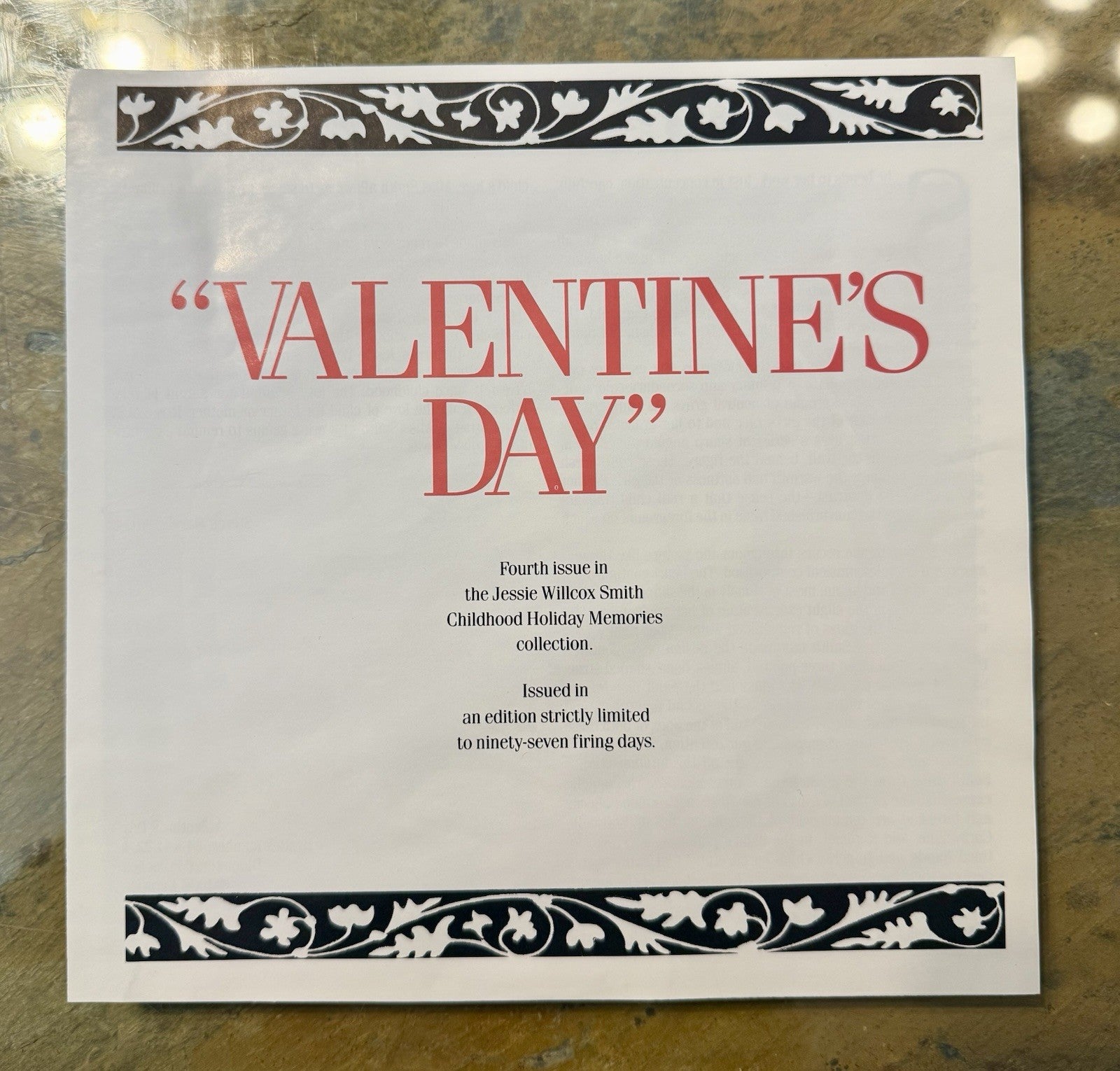 Vintage Jessie Wilcox Smith Collector Plate "Valentine's Day"