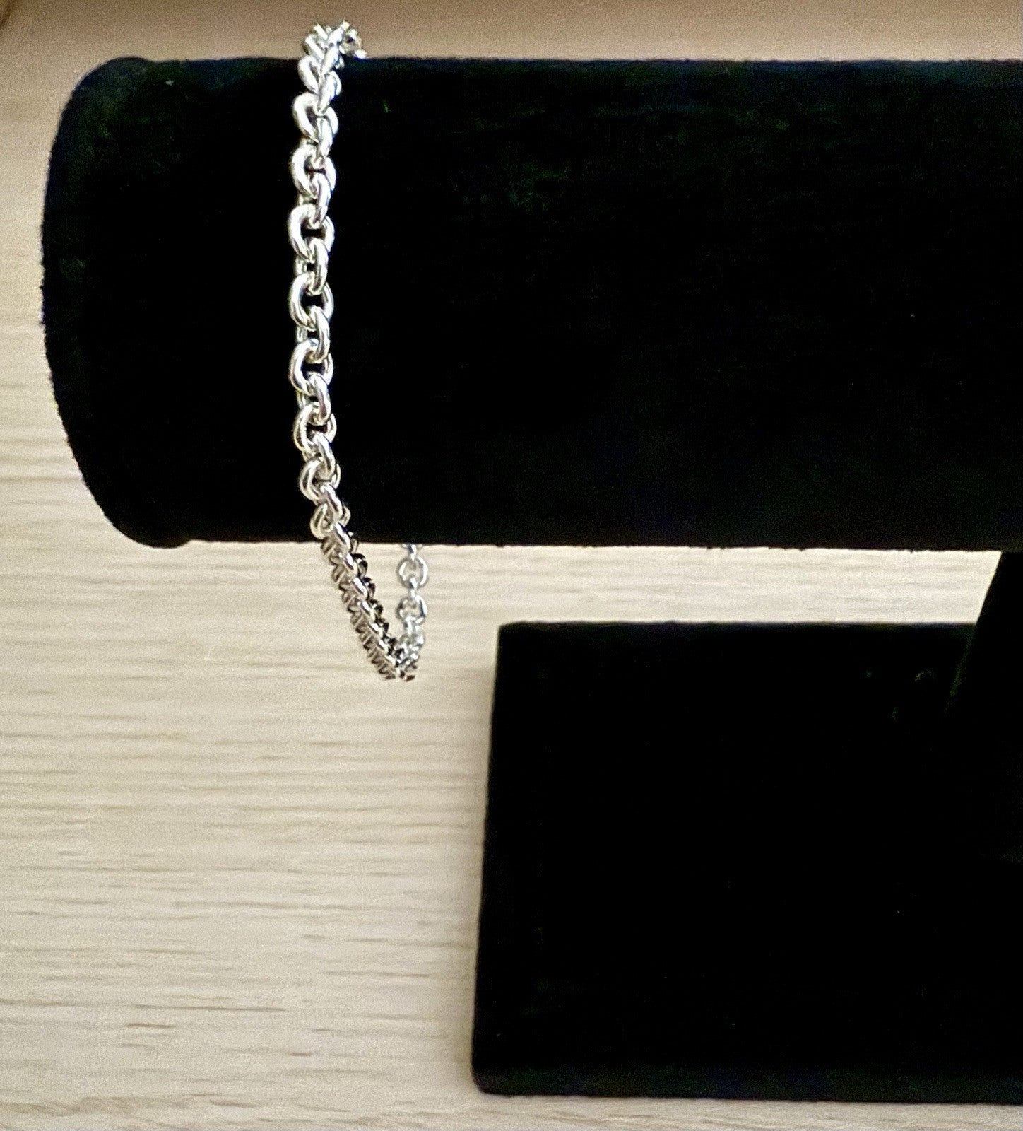 Sterling Silver Cable Bracelet- 7” 4mm