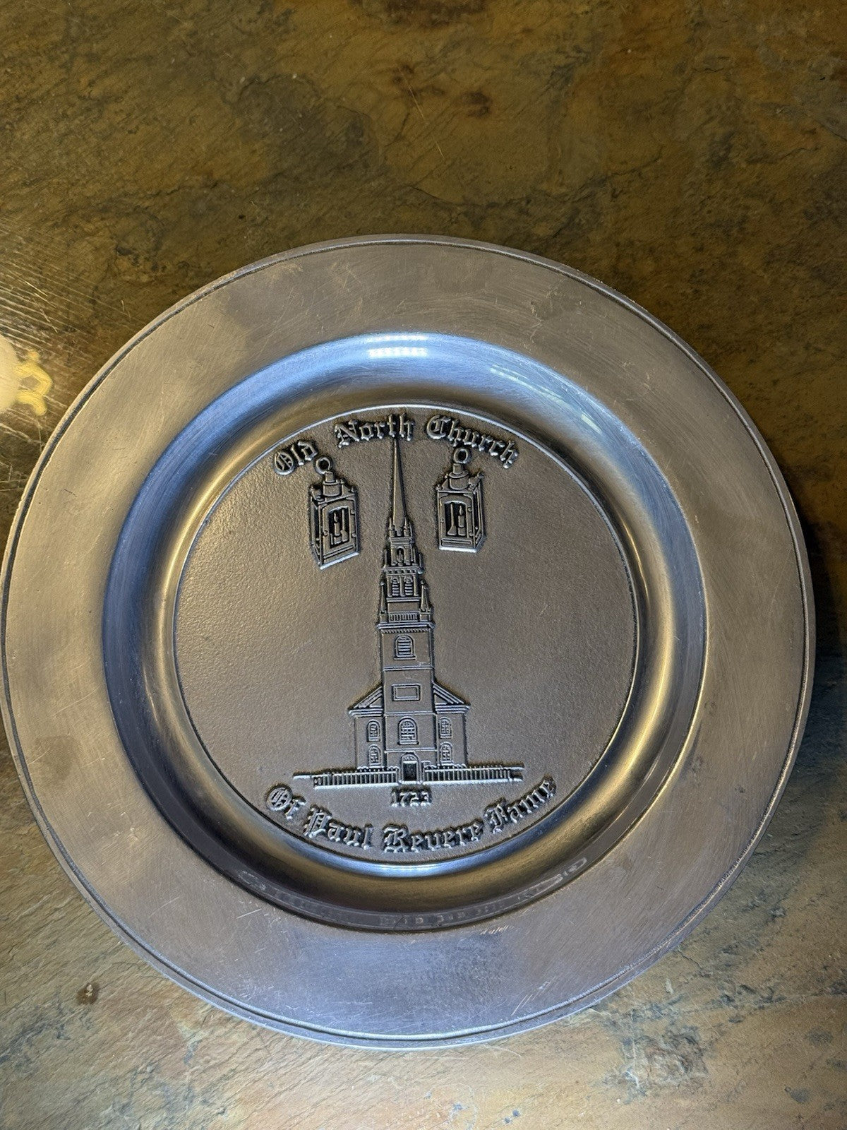 Vintage “Old North Church of Paul Revere Fame” Plate 