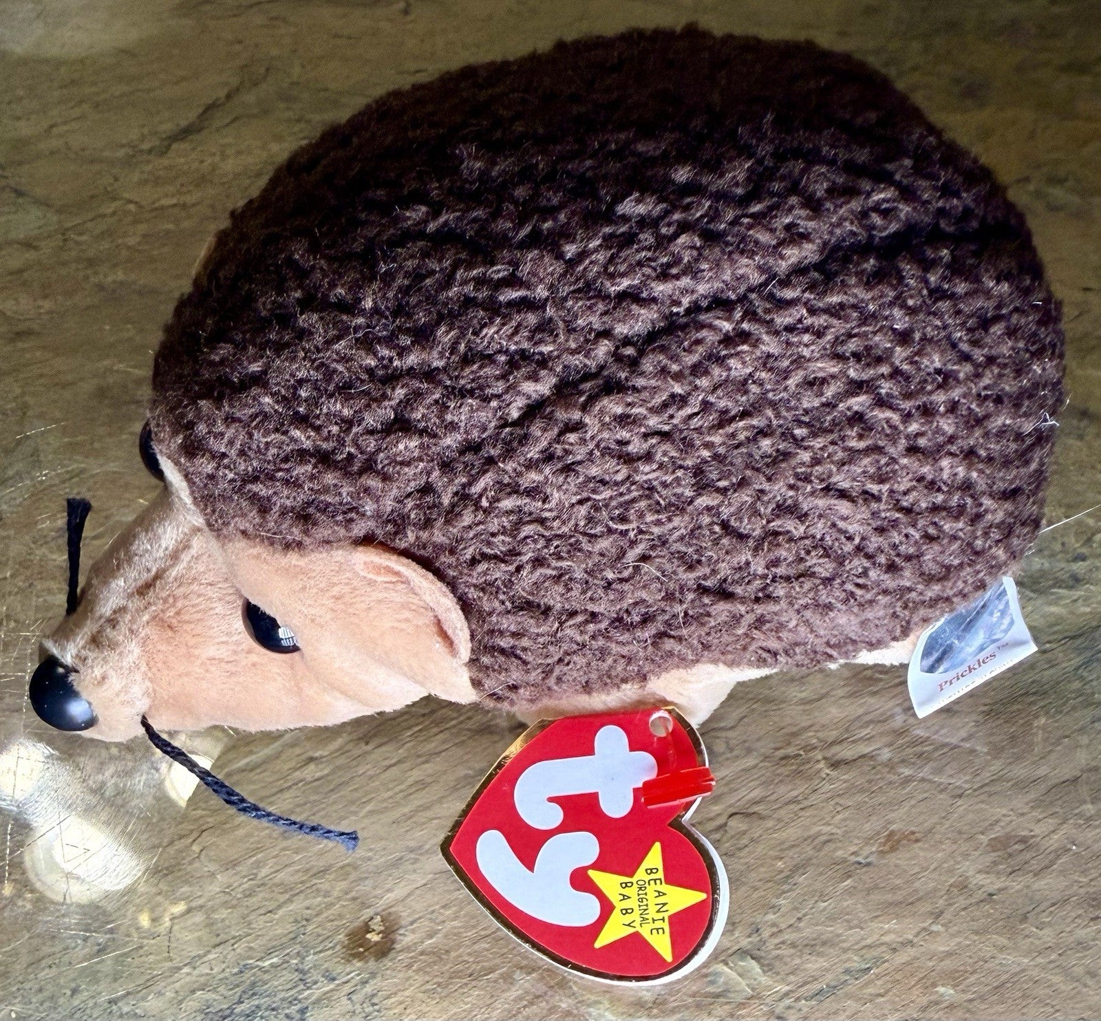 Ty Beanie Baby - PRICKLES the Hedgehog 6" NEW MWMTs Plush Stuffed Animal Toy