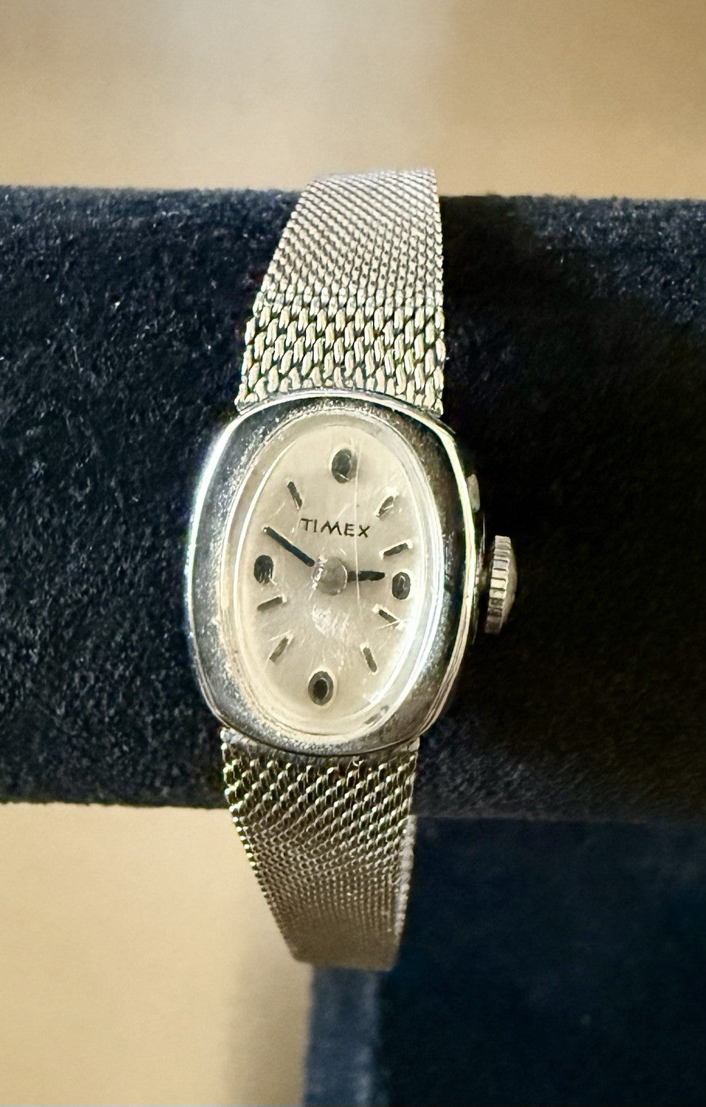 Vintage Timex Chrome Plated Watch 