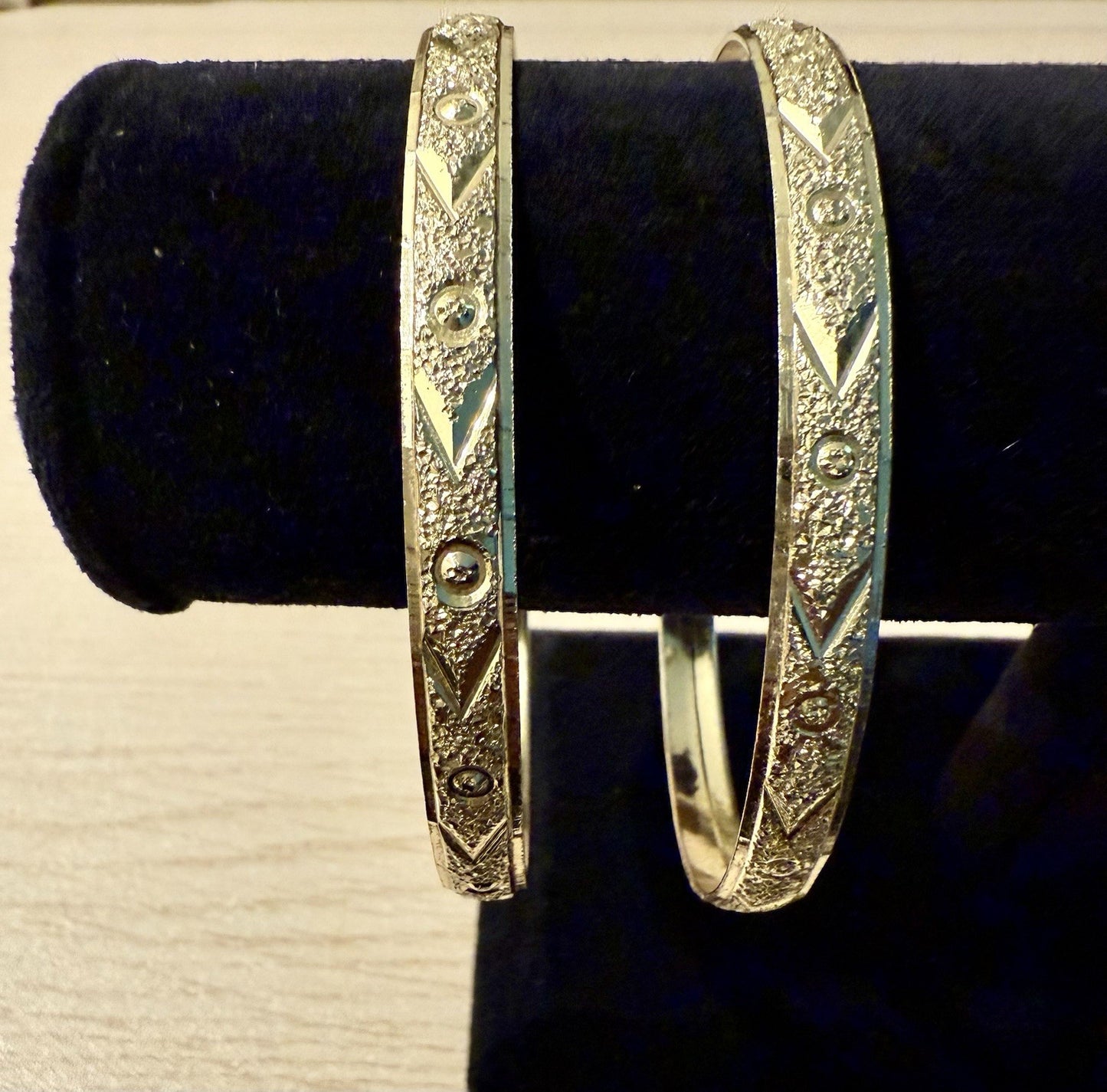 Gold Tone Bangle Bracelets