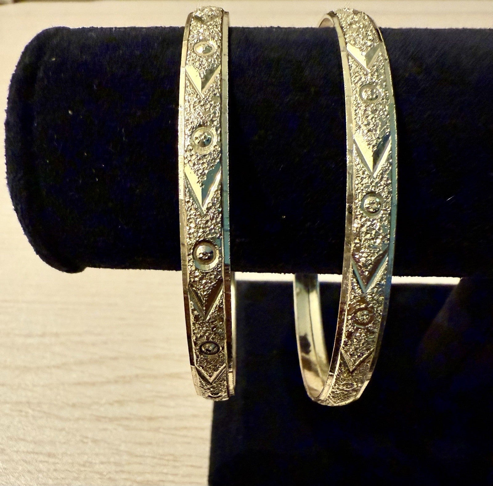 Gold Tone Bangle Bracelets