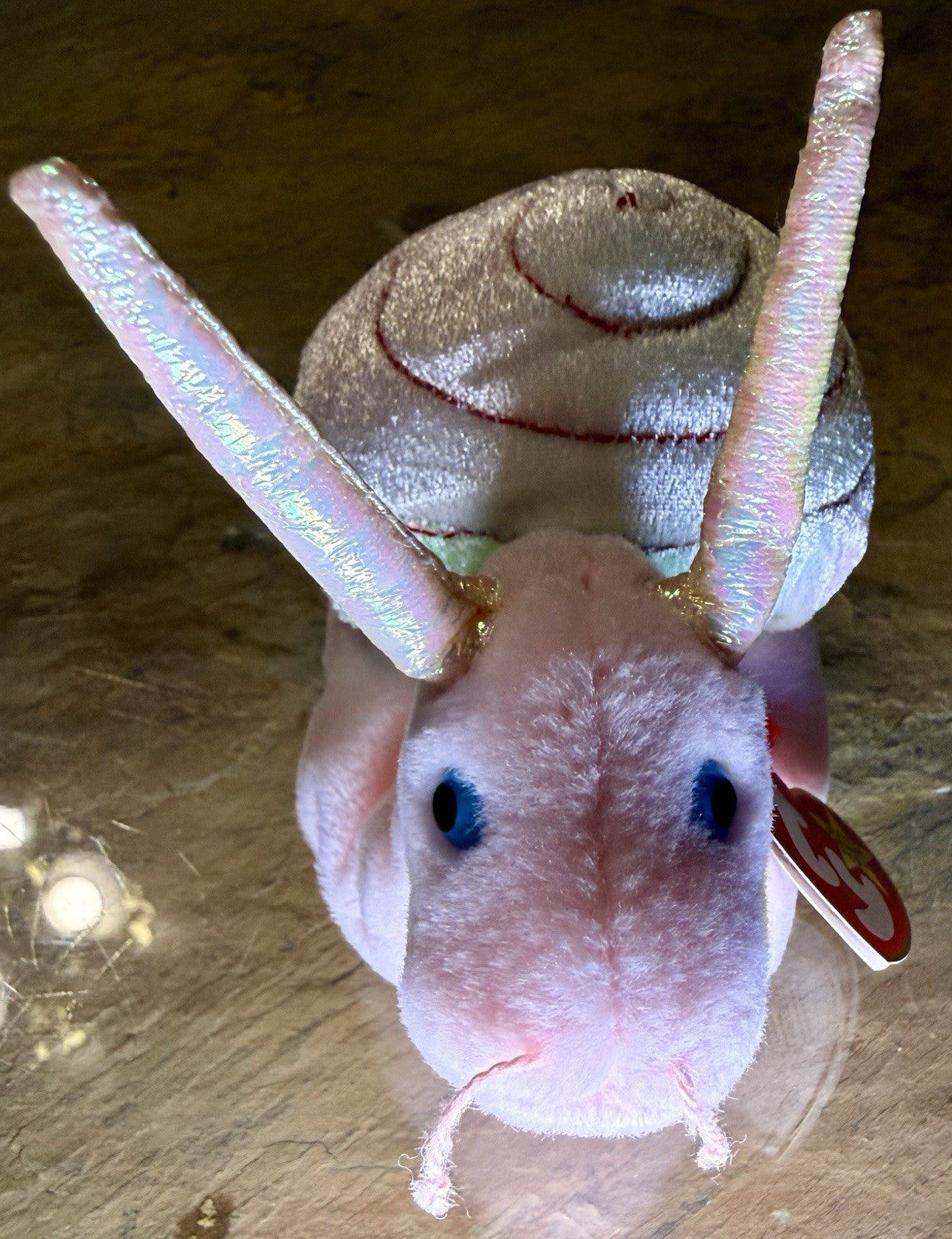 Ty Beanie Baby Swirly the Snail