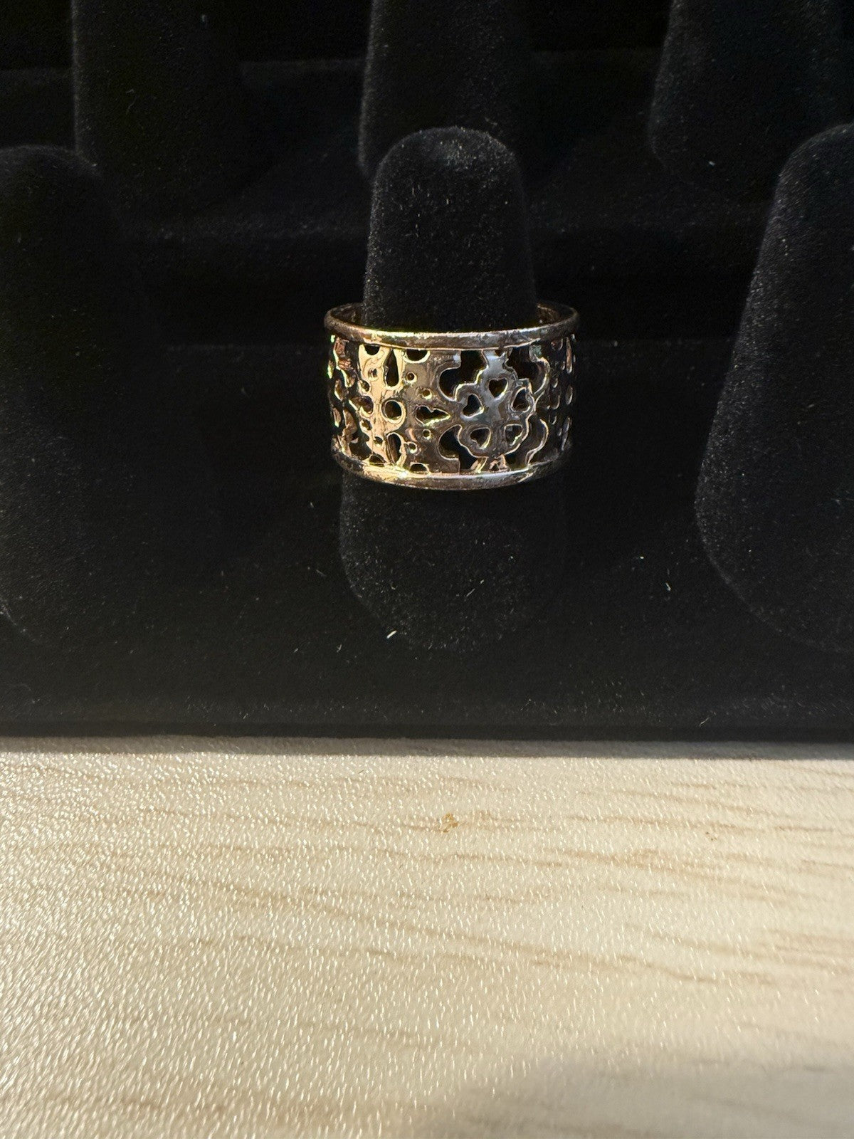Gold Tone Ring- Size 8.25