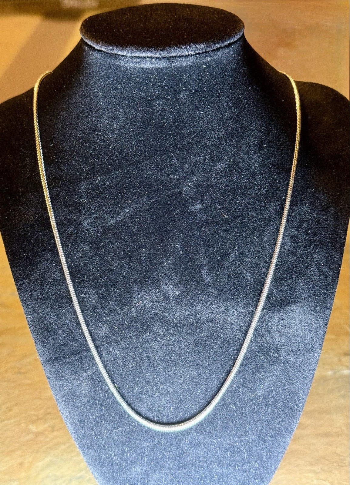 Stainless Steel Snake Chain- 20”