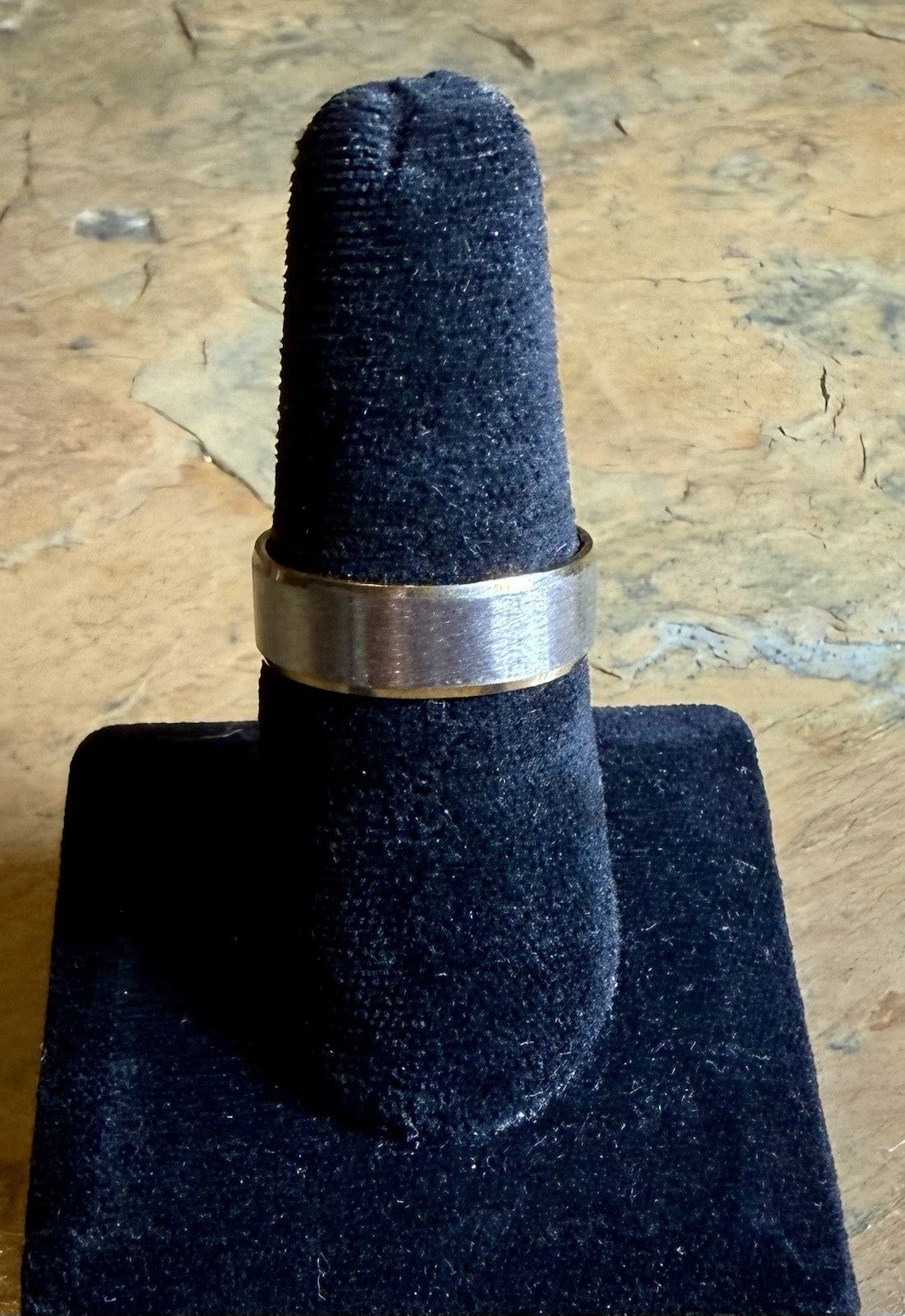Stainless Steel Wedding Band - Size 10