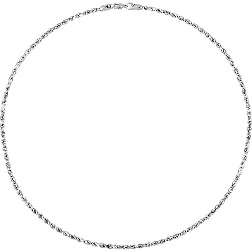 Stainless Steel 4 mm Rope 24" Chain