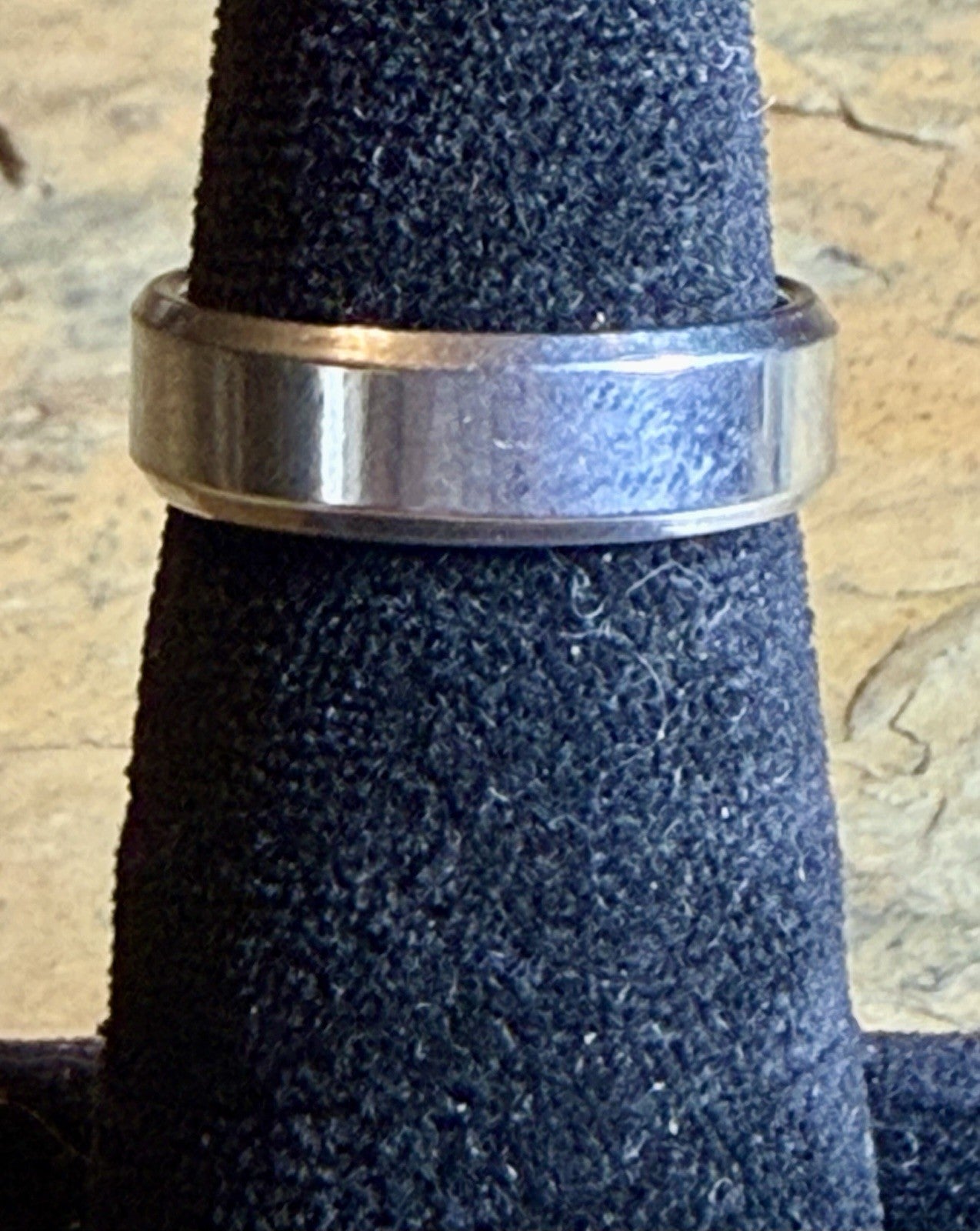 Men’s Stainless Steel Wedding Band - Size 7