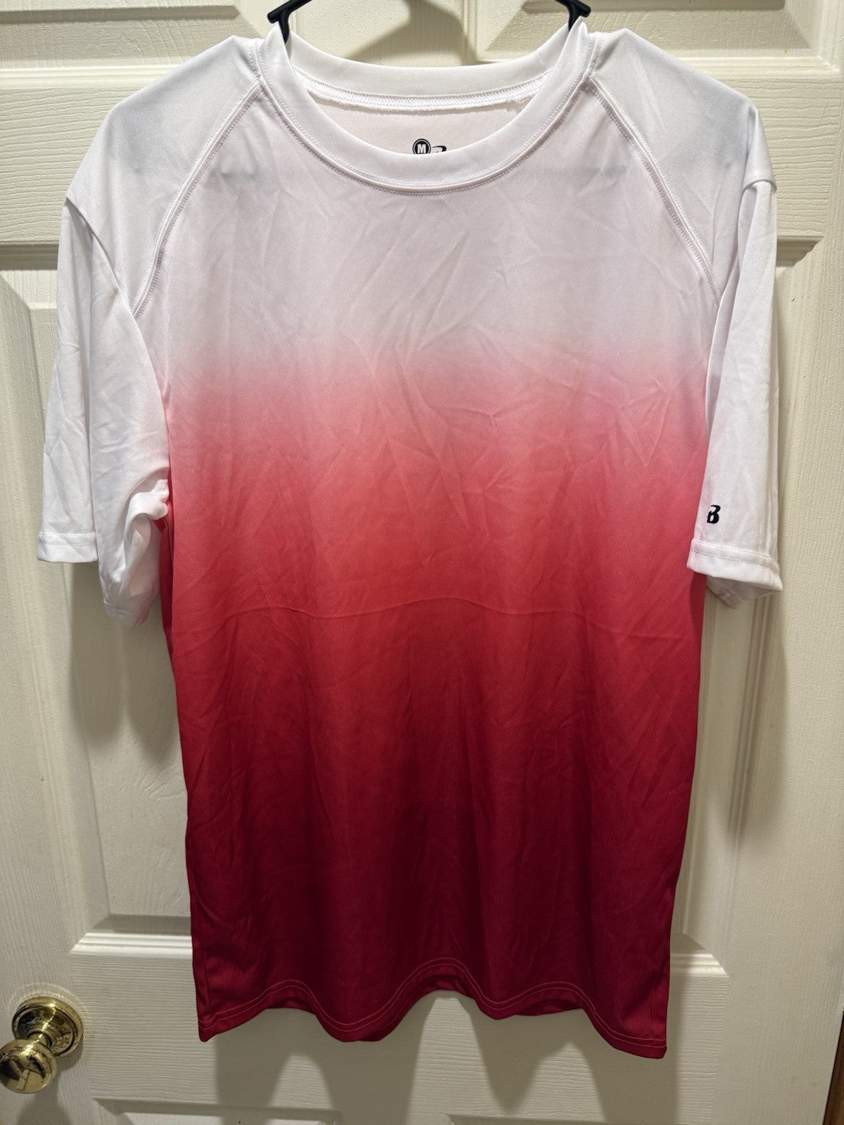 Badger Sport Ombre T-Shirt - Red