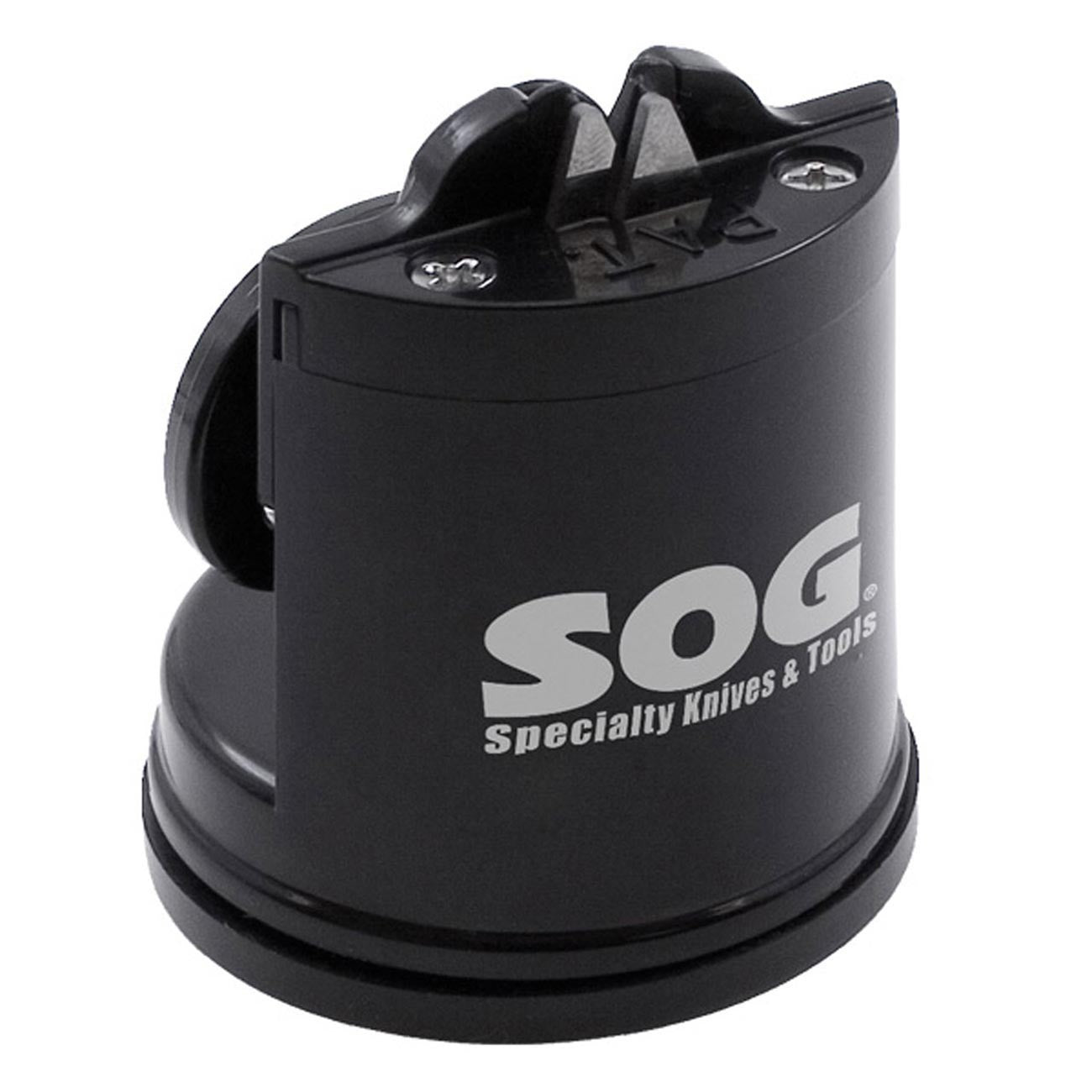 NEW SOG SH-02 Countertop Pull-Through Knife Blade Sharpener - Black Lightweight