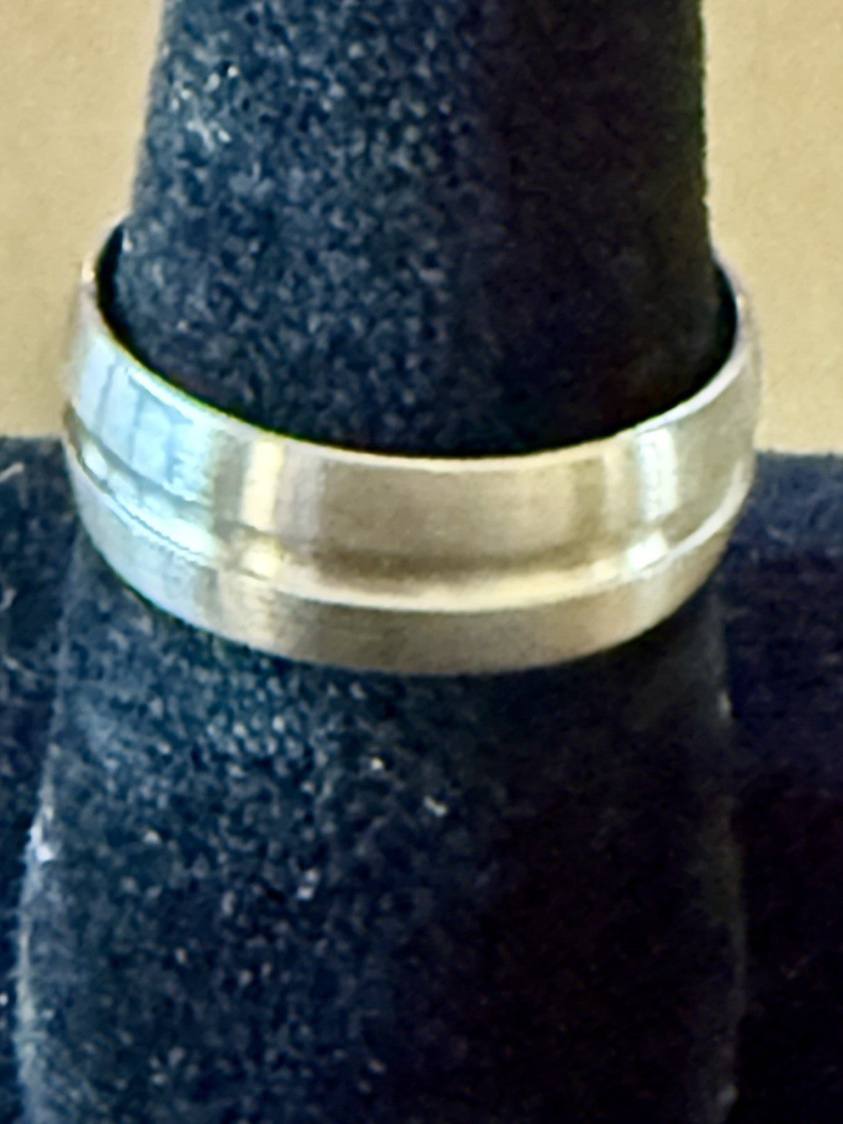 Stainless Steel Wedding Band -Size 10