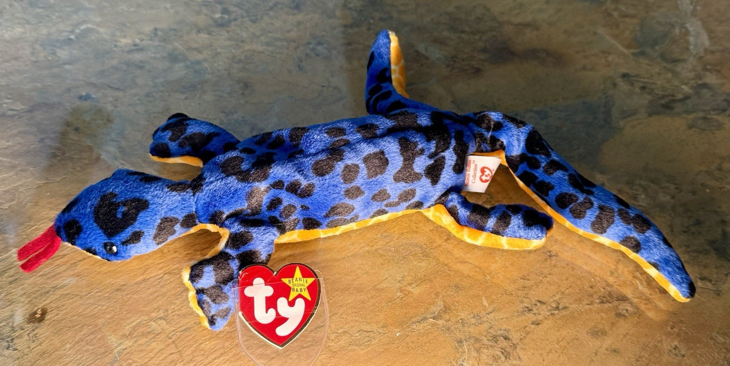 1995 Original Ty Beanie Baby- Lizzy the Lizard