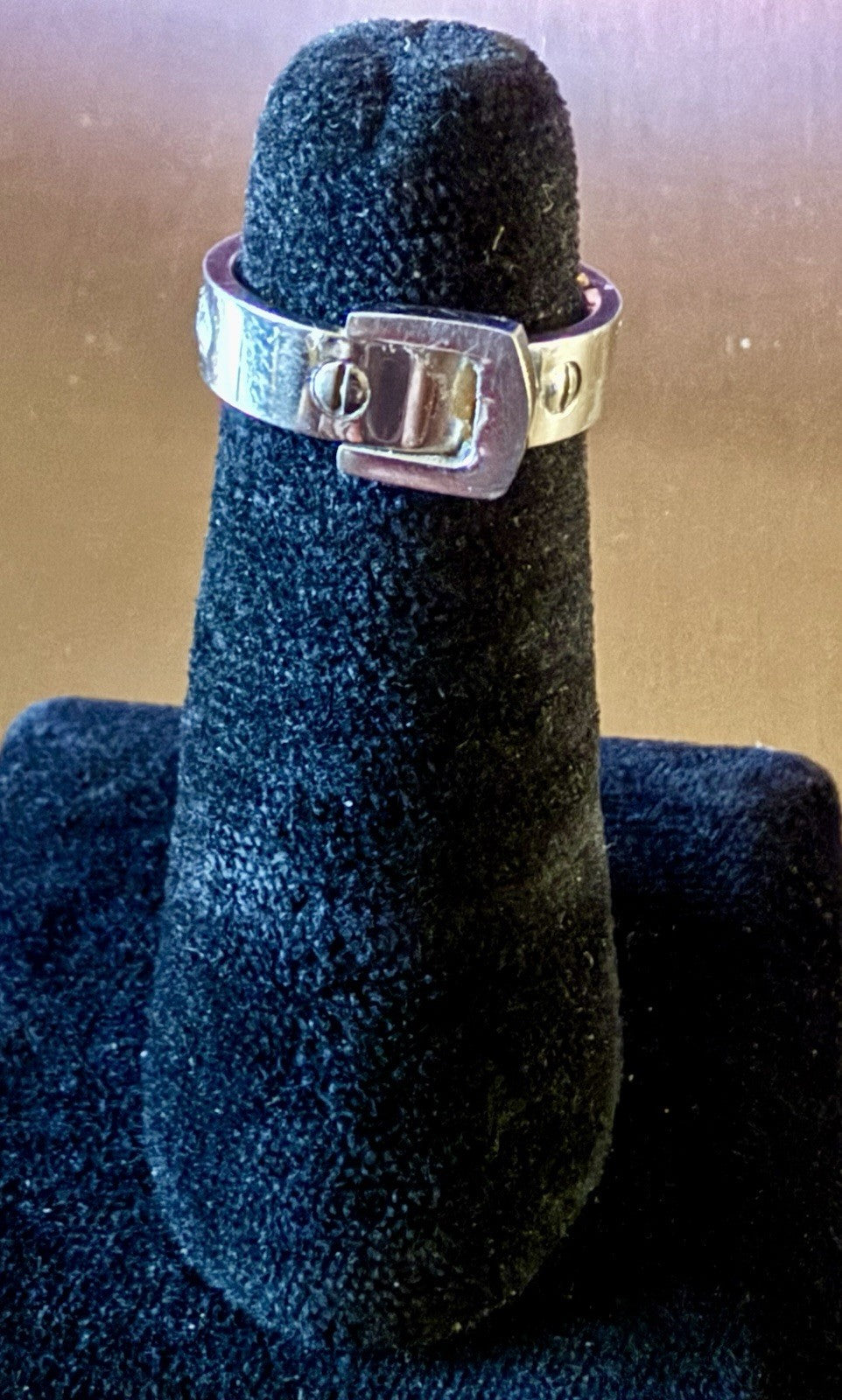 Silver Tone Ring - Size 5.5