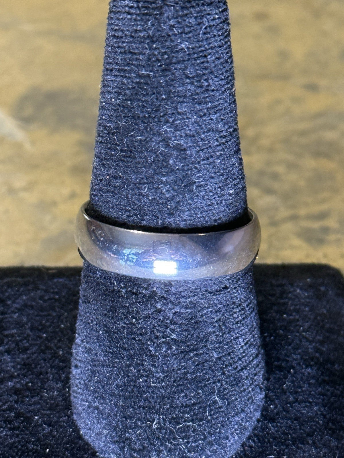 Titanium Steel Wedding Band (6 mm)- Size 11