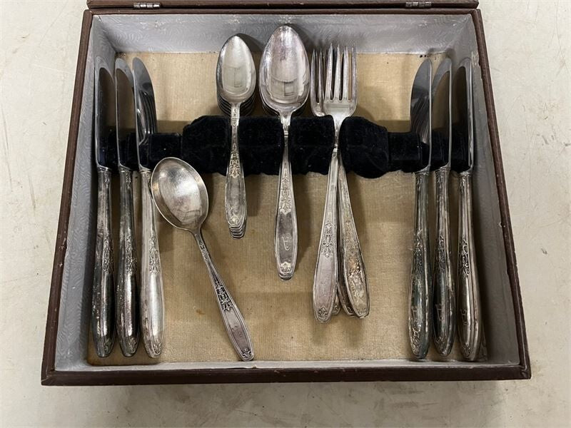 1847 Rogers Bros. Silver Plate Silverware Set