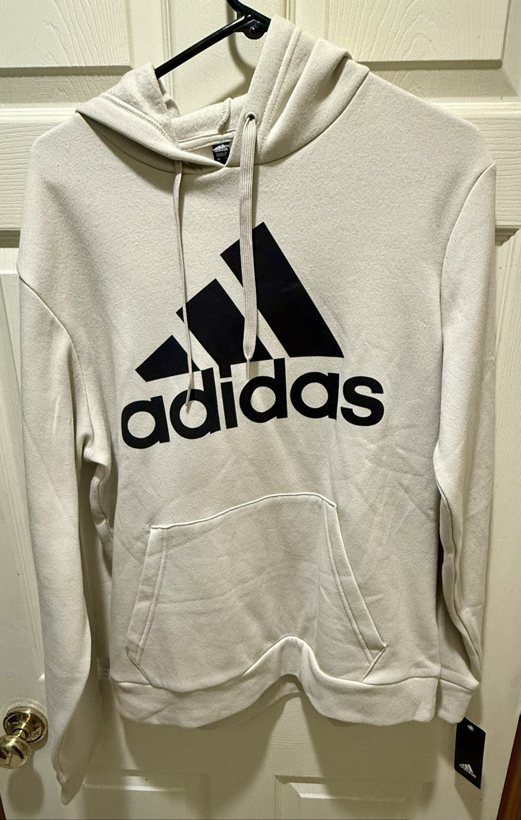 Adidas Essentials Big Logo Fleece Sweatshirt Hoodie Adult -M