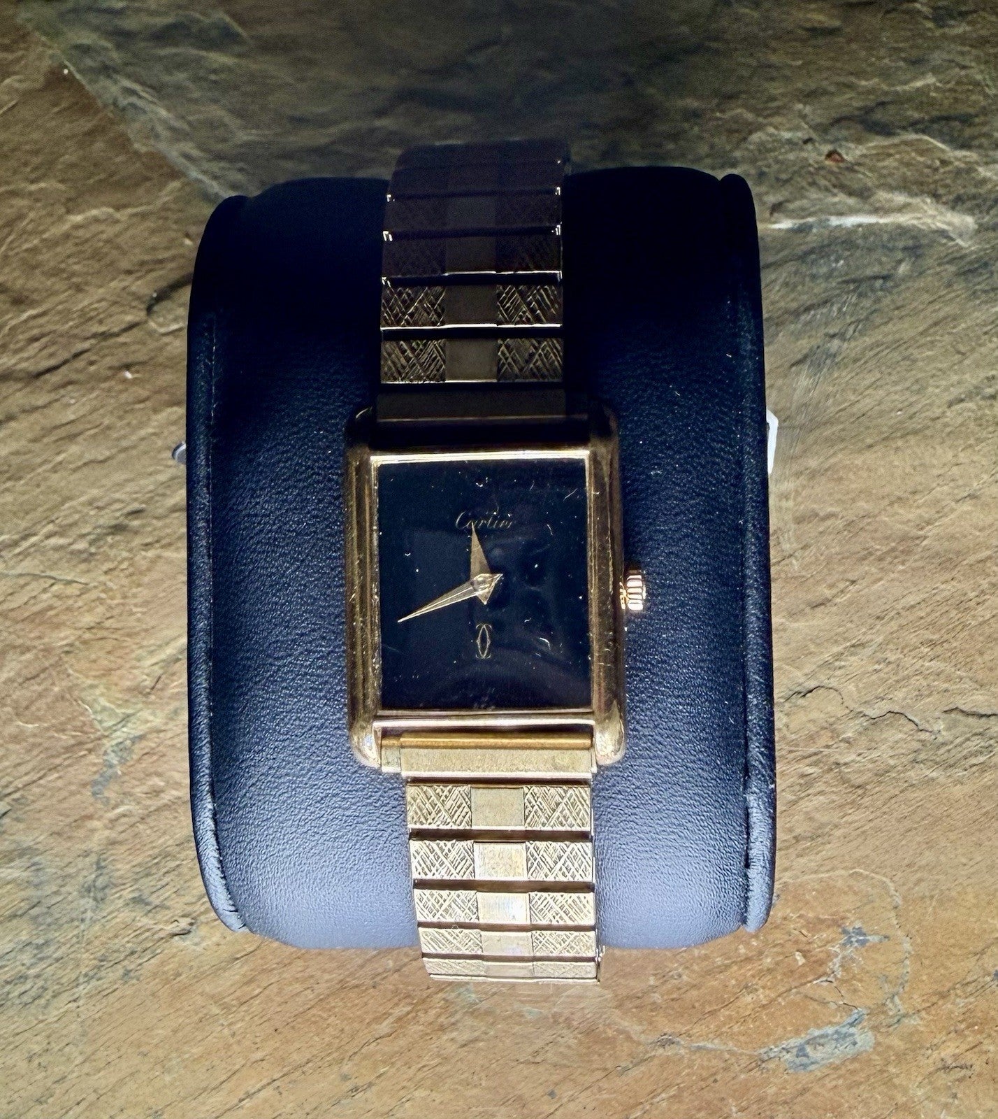 Vintage Cartier Tank Watch (Gold Plated Silver) Manual Wind