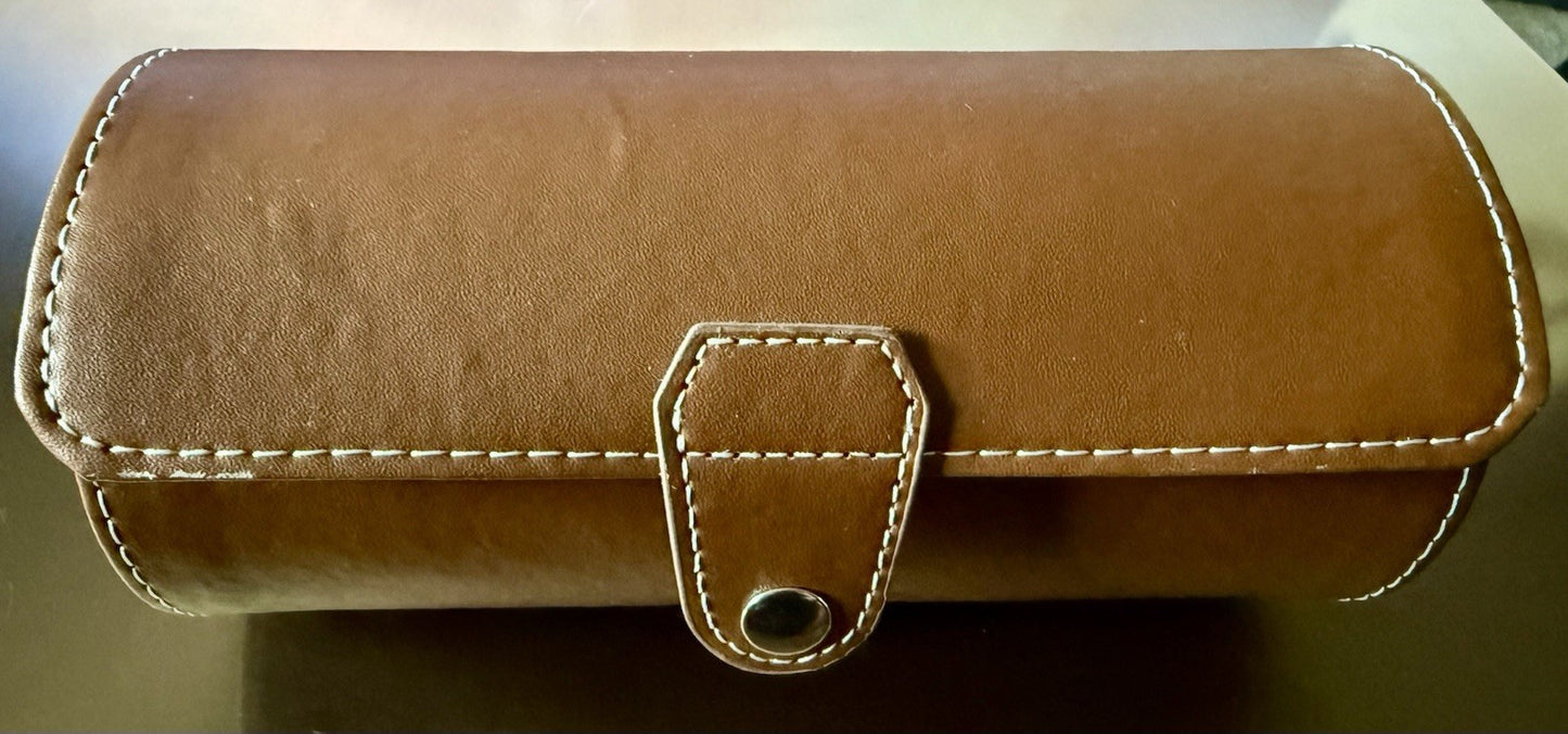 Portable Watch Storage Box Slot Organizer for Display Travel