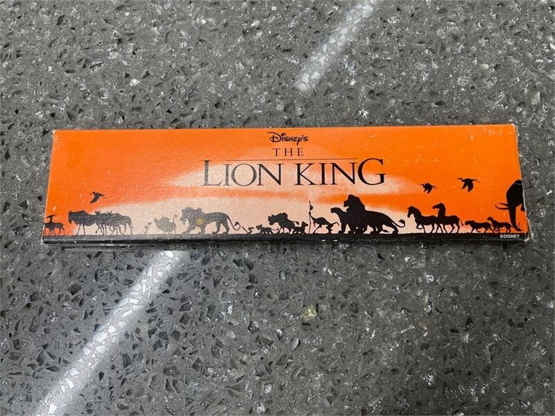 1994 Disney The Lion King Watch Mufasa Simba Leather Strap Timex Kodak Promo NIB