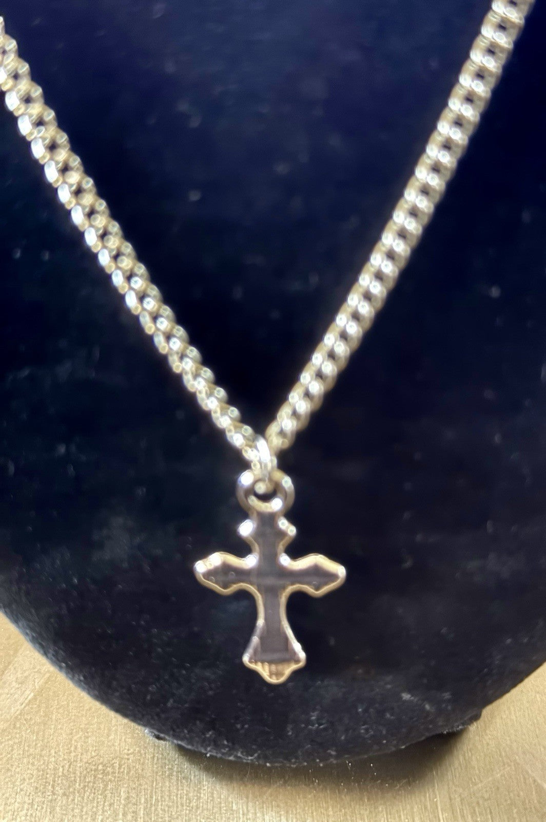 Cross Pendant and Necklace 