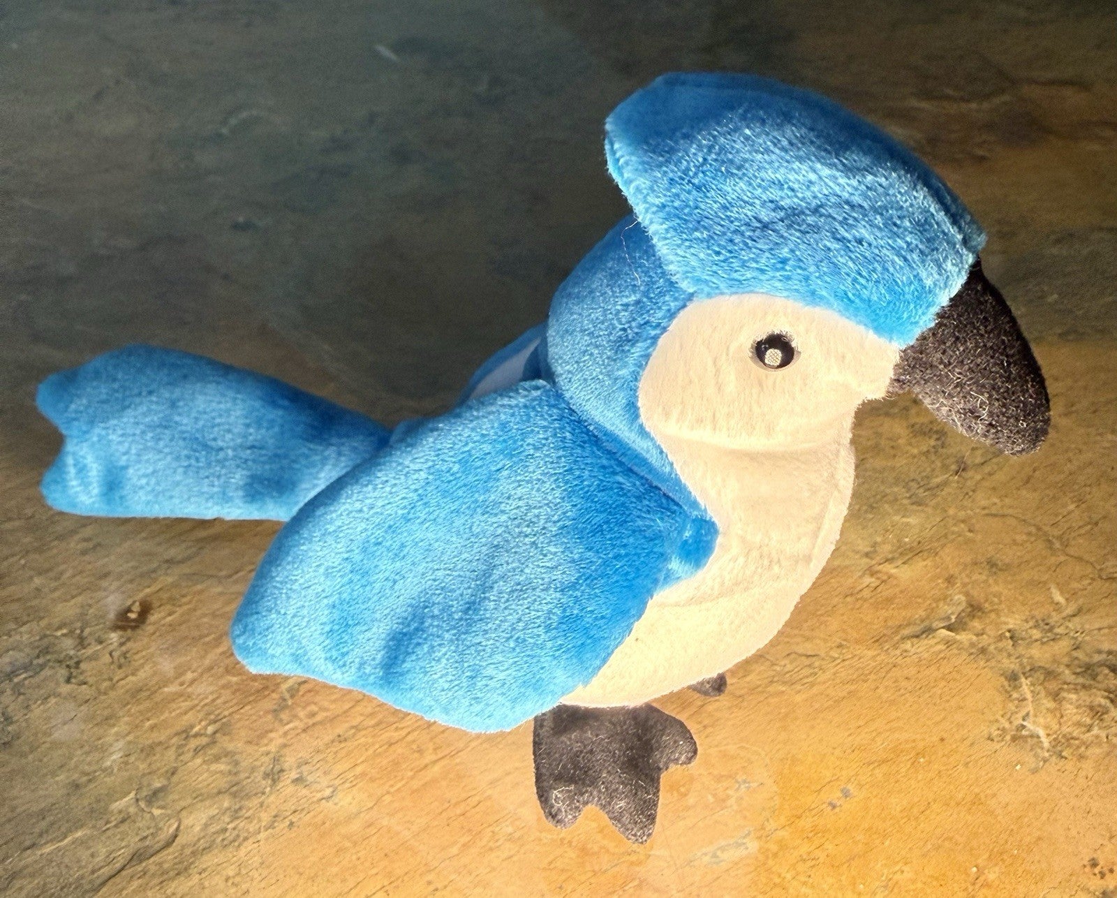 Ty Rocket The Blue Jay Beanie Baby Plush Toy
