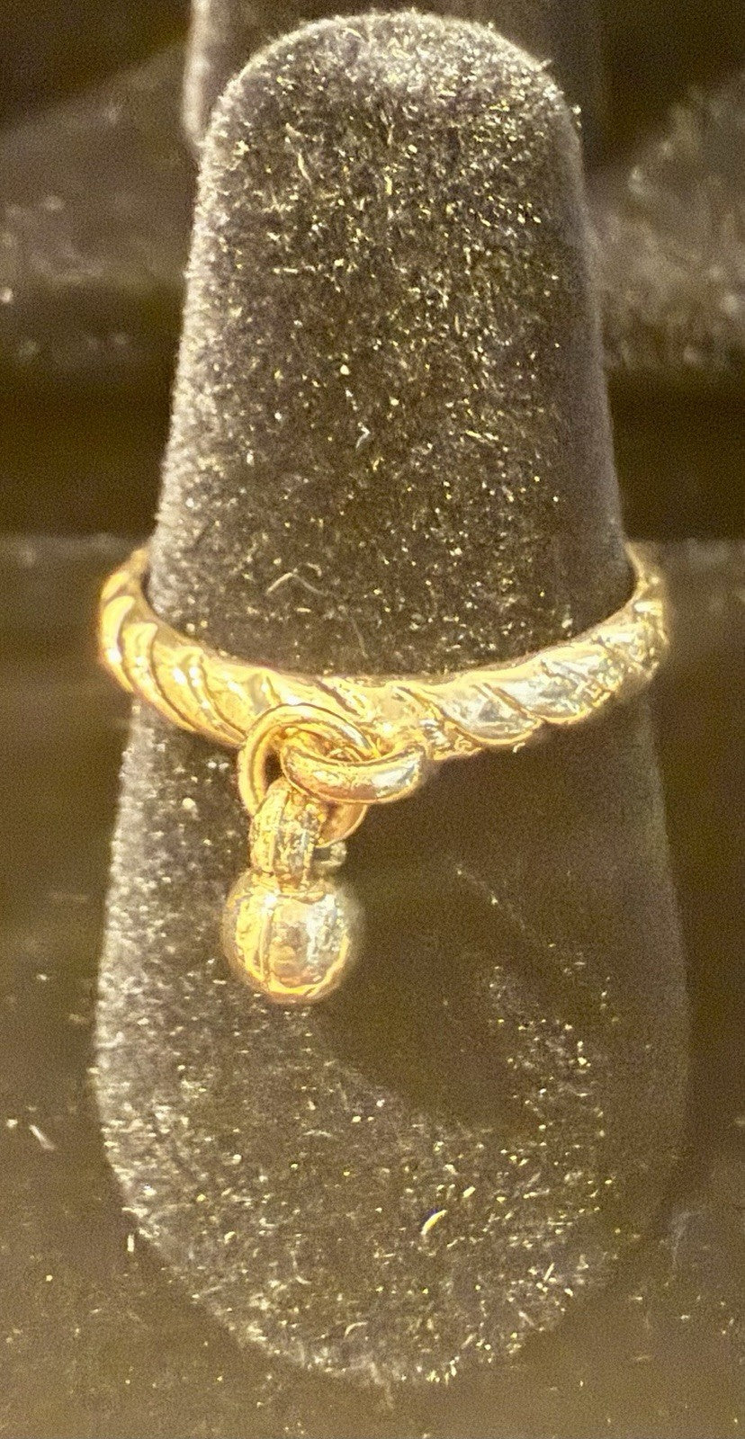 Gold Tone Ring - Size 5.5