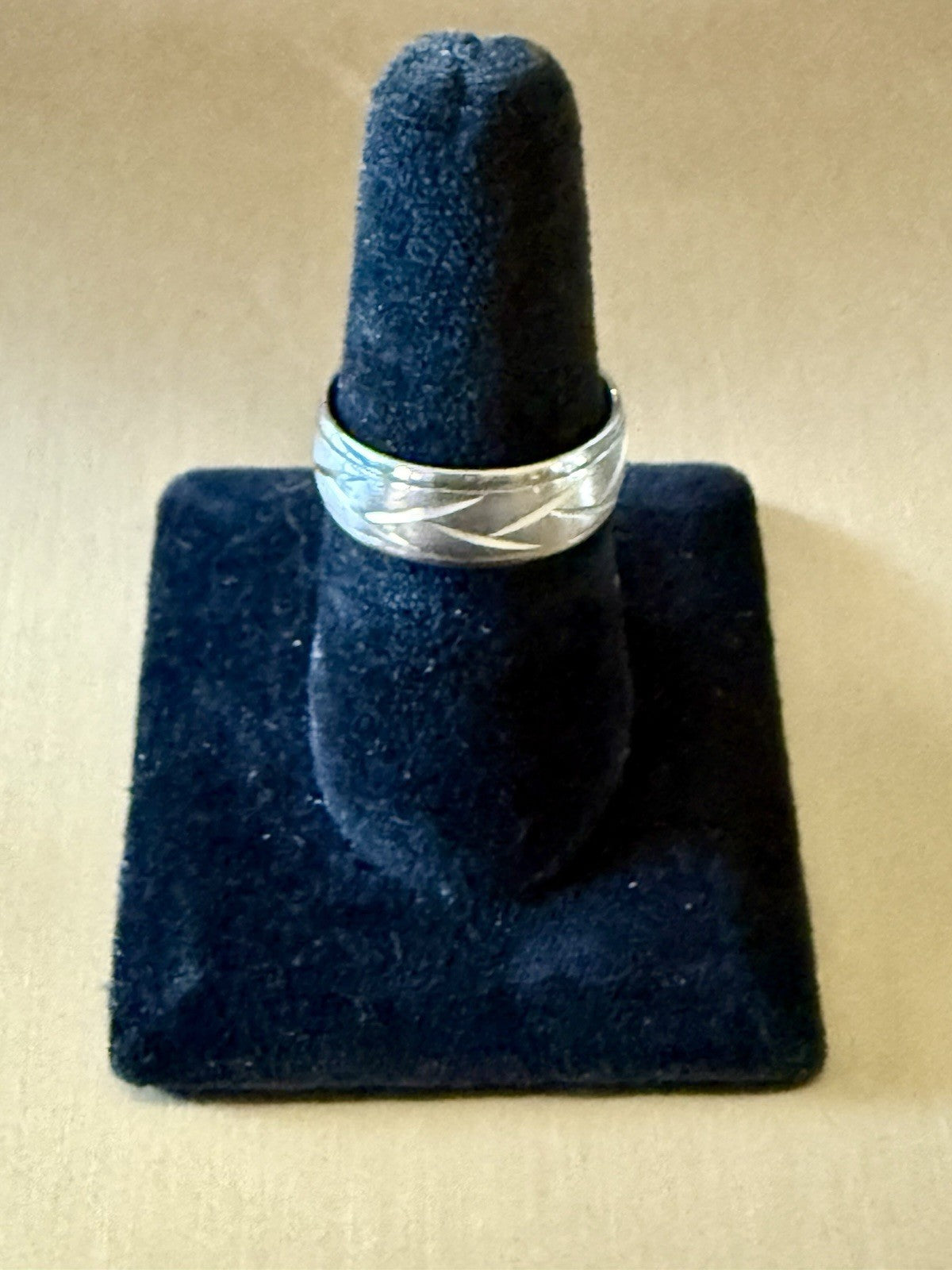 Stainless Steel Wedding Band - Size 10