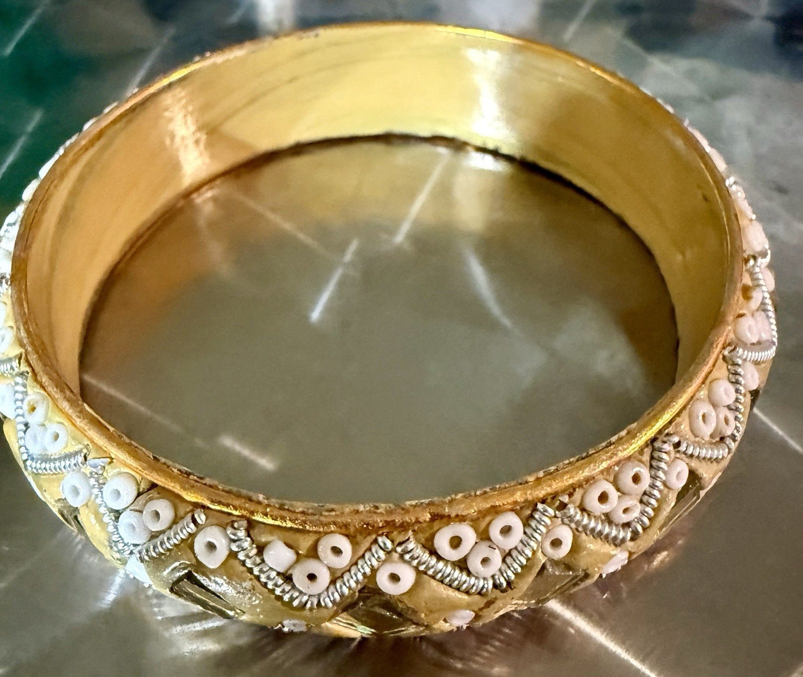 Vintage Boho Wooden Bracelet 