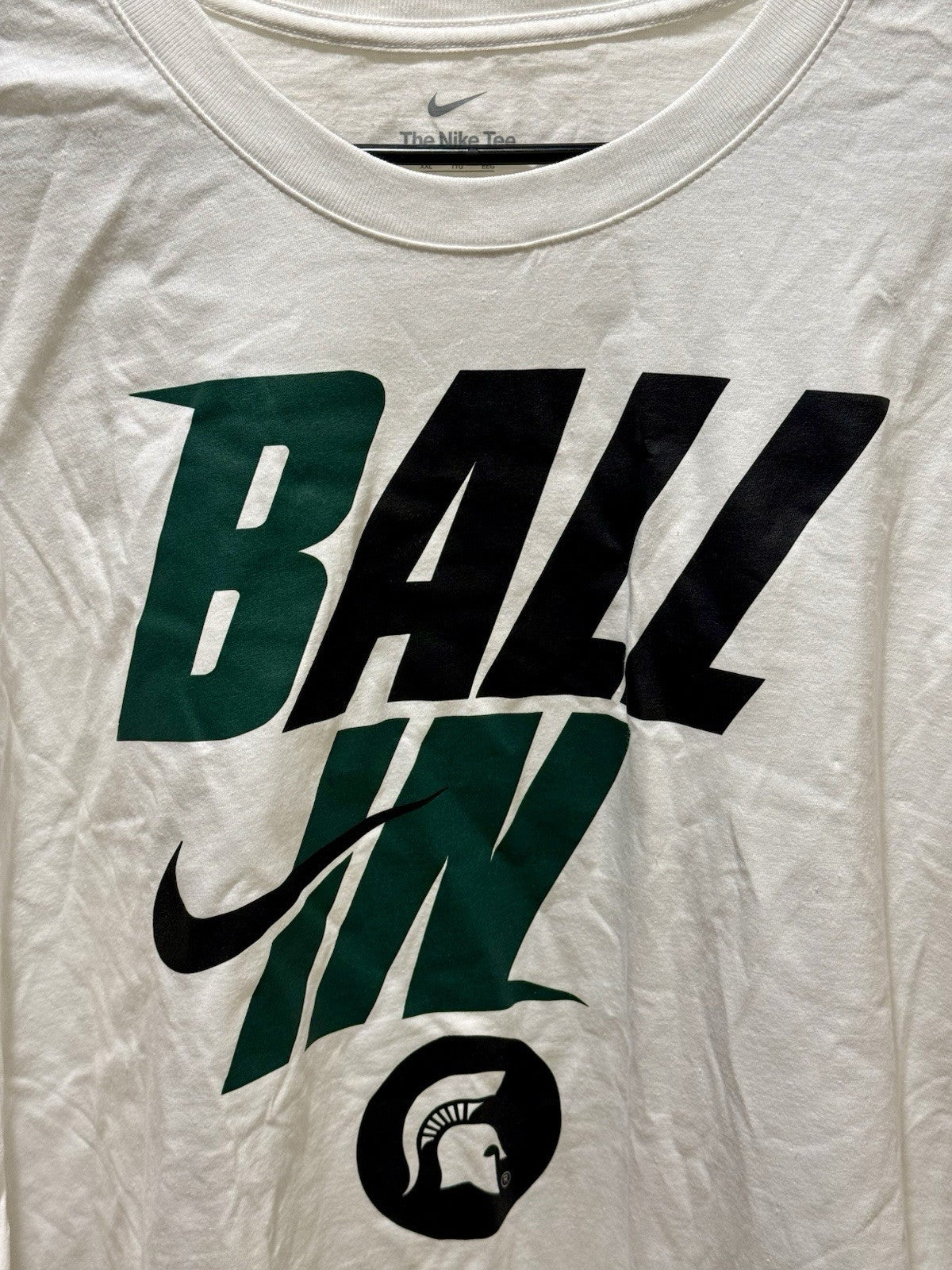Nike Men's Michigan State Spartans "Ball In Bench" long sleeve t-shirt
