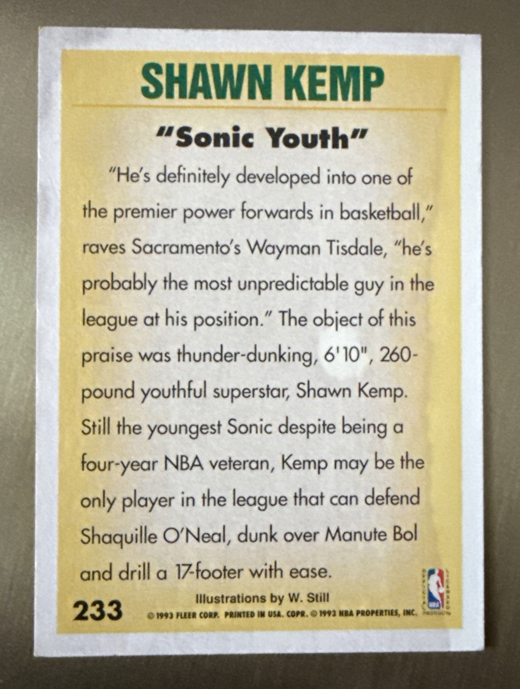 1993-94 Fleer - Shawn Kemp #233