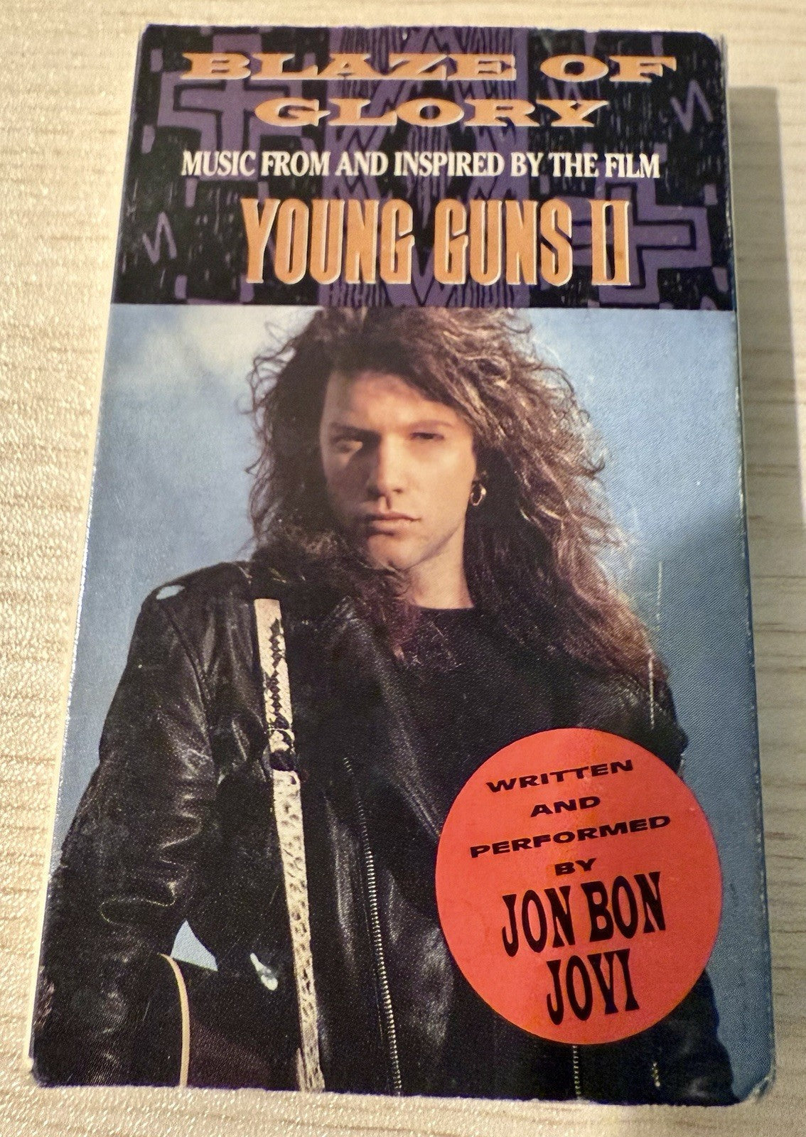 Blaze of Glory [Single] by Jon Bon Jovi (Cassette, Aug-1990, Polydor)