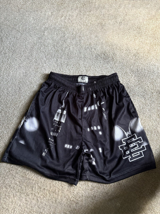 Eric Emanuel Skyline Shorts - Black Size M BRAND NEW✅ | READY TO SHIPS🚚