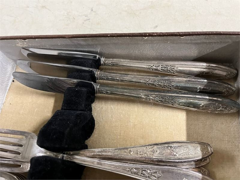 1847 Rogers Bros. Silver Plate Silverware Set