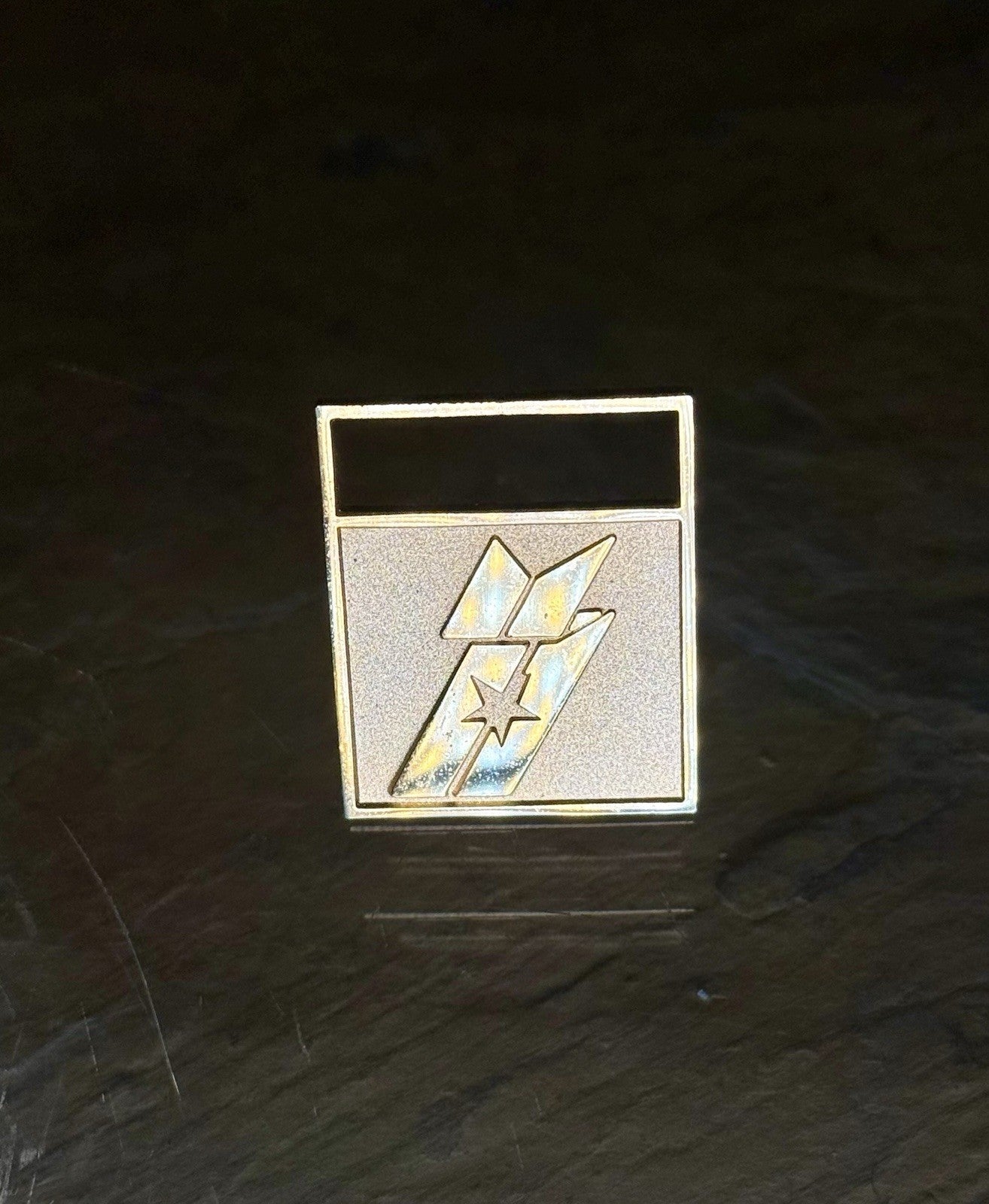 Gold Tone Lapel Pin 