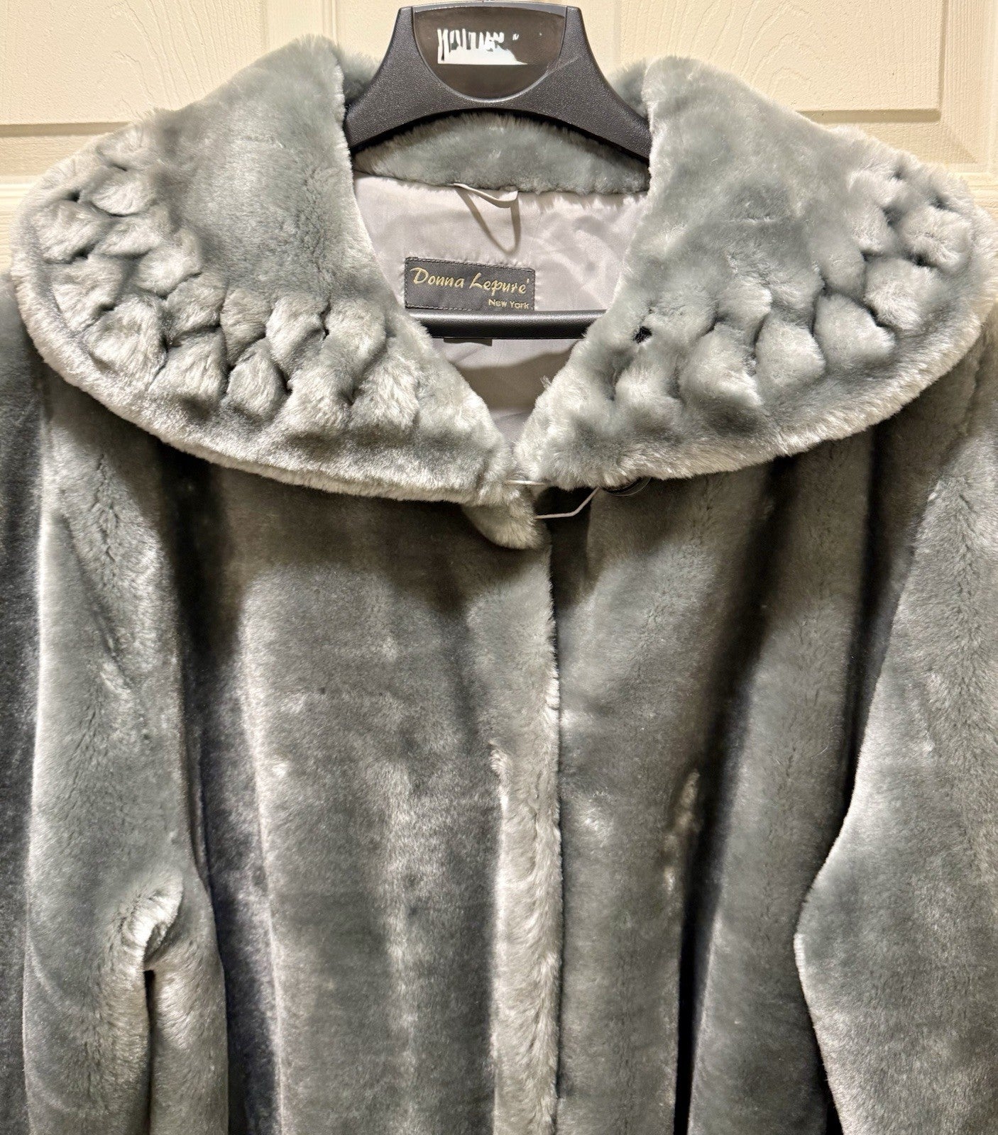 Vintage  Donna Lepure Faux Fur Coat 