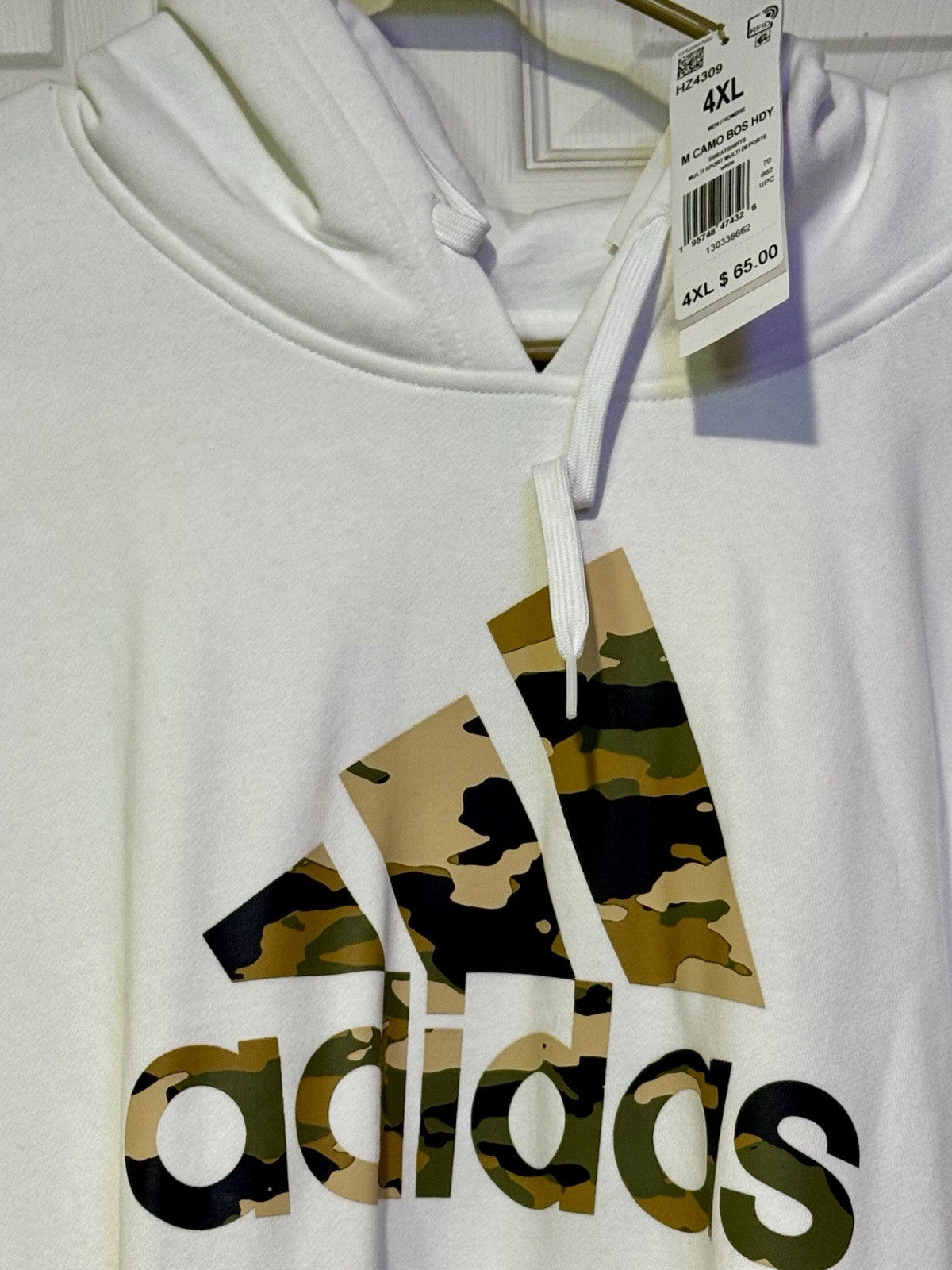Adidas Camo Hoodie 4XL
