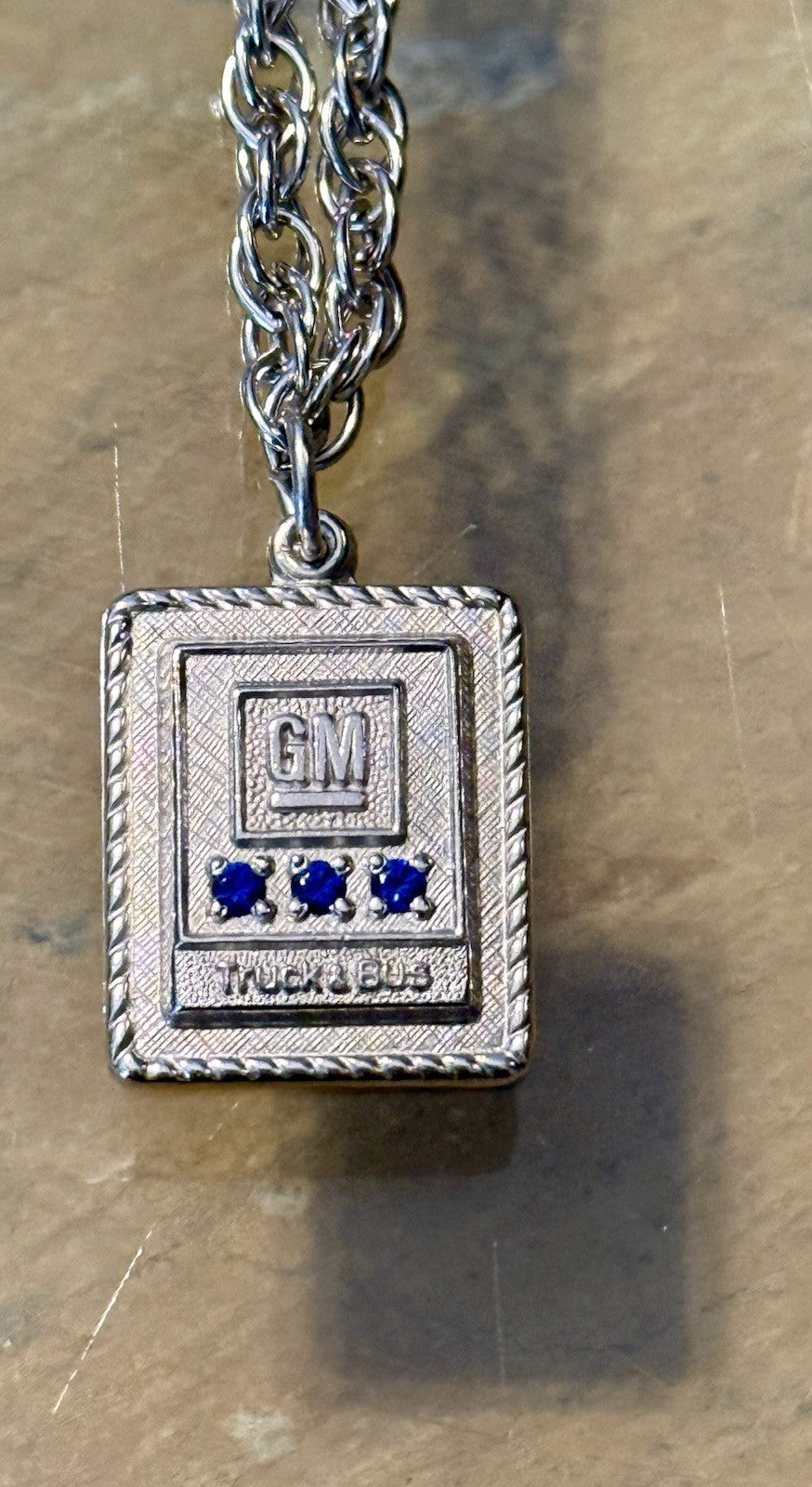 Vintage 10K Gold Filled General Motors GM Logo-Charm Pendant and Bracelet