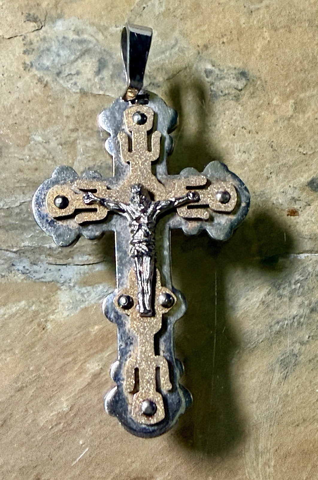 Stainless Steel Crucifix Pendant 