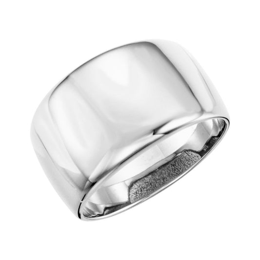 Continuum Sterling Silver Dome Ring - Size 7