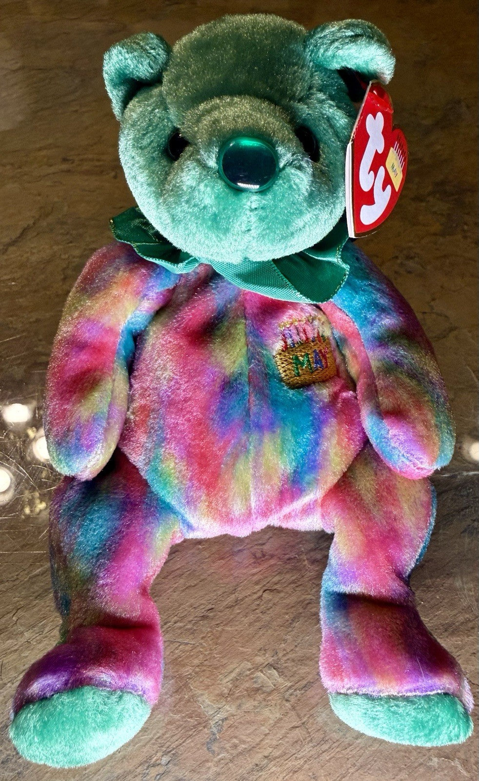 Ty Beanie Baby- May The Birthday Bear