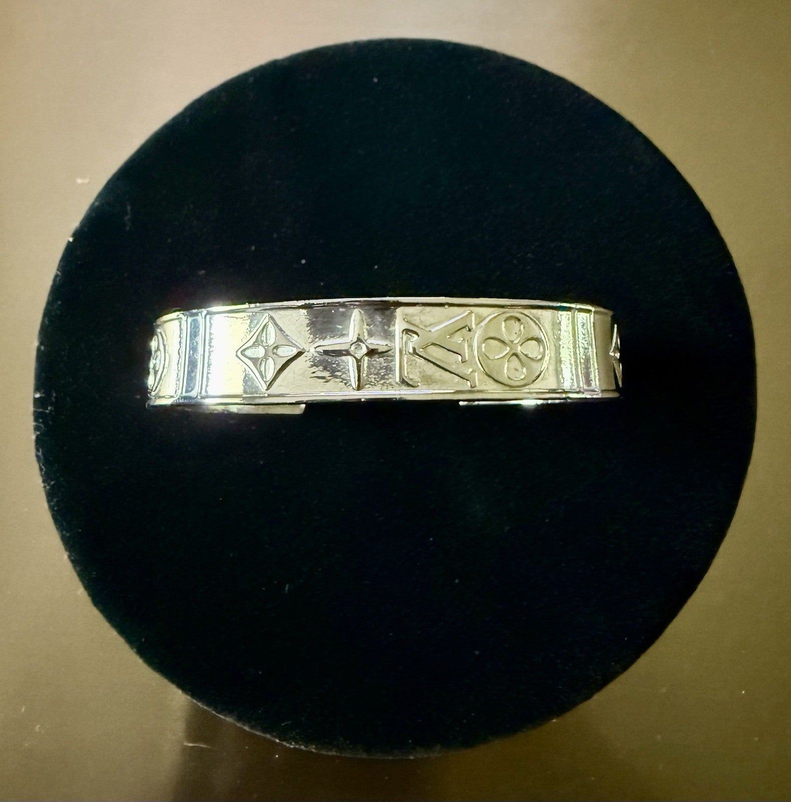 Louis Vuitton 925 sterling silver cuff bracelet